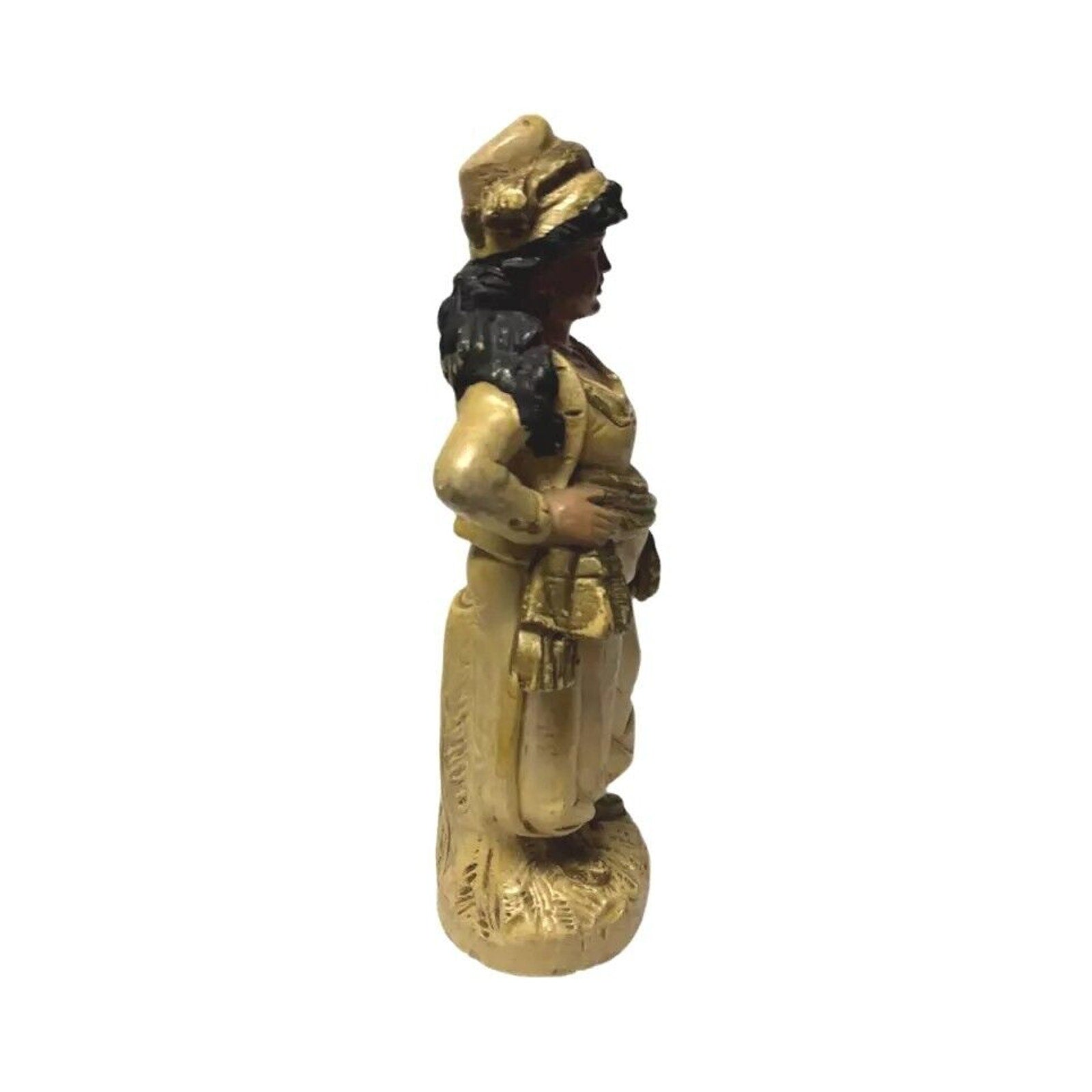Antique Ceramic figure "Gypsy" Johann Maresch Austria End of 19th Century