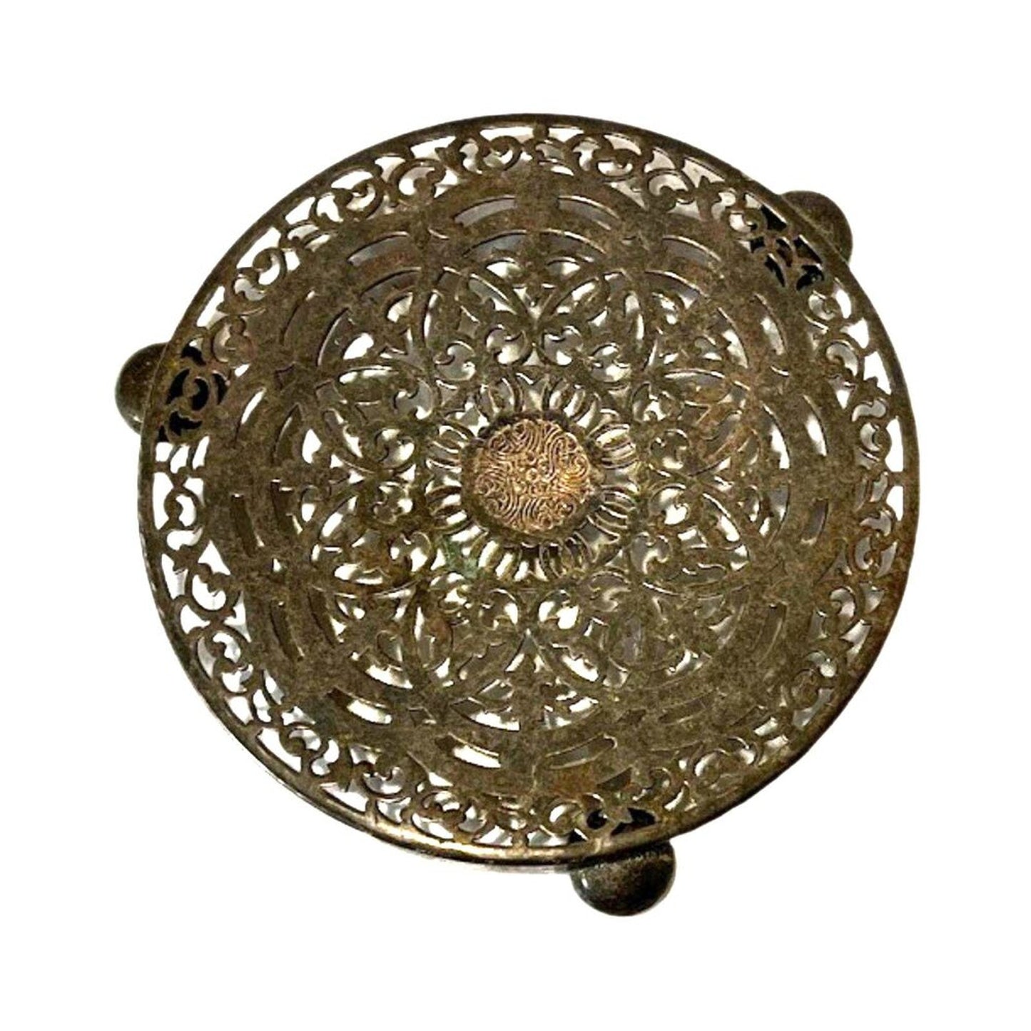 Antique Hot Pan Undeplate Silver plated