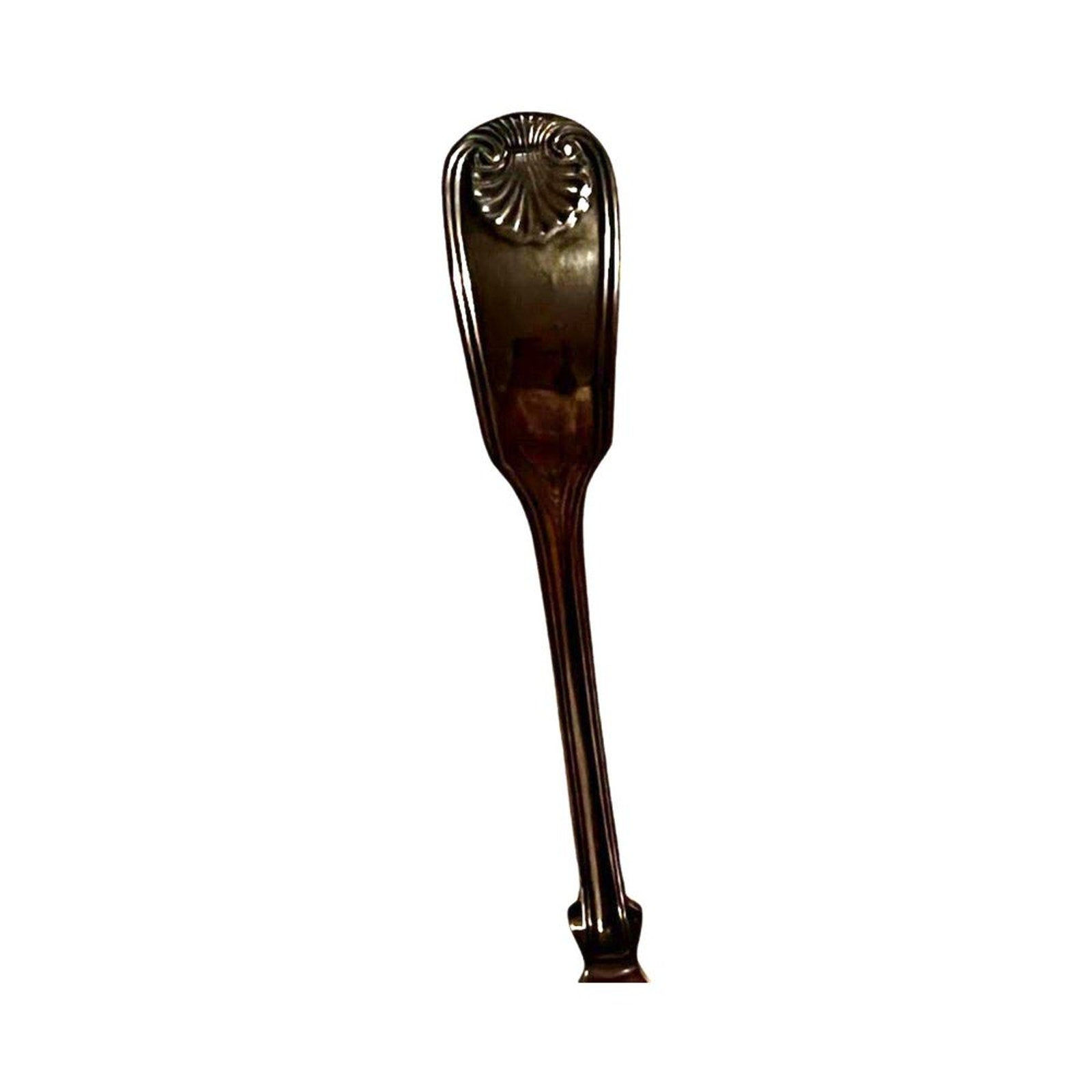 Vintage Ladle Soup Serving Wife Spoon Floral Pattern Stainless Steel