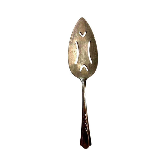 Vintage Serving Slotted Spoon Stainless Steel Wide Kitchen Serwervare