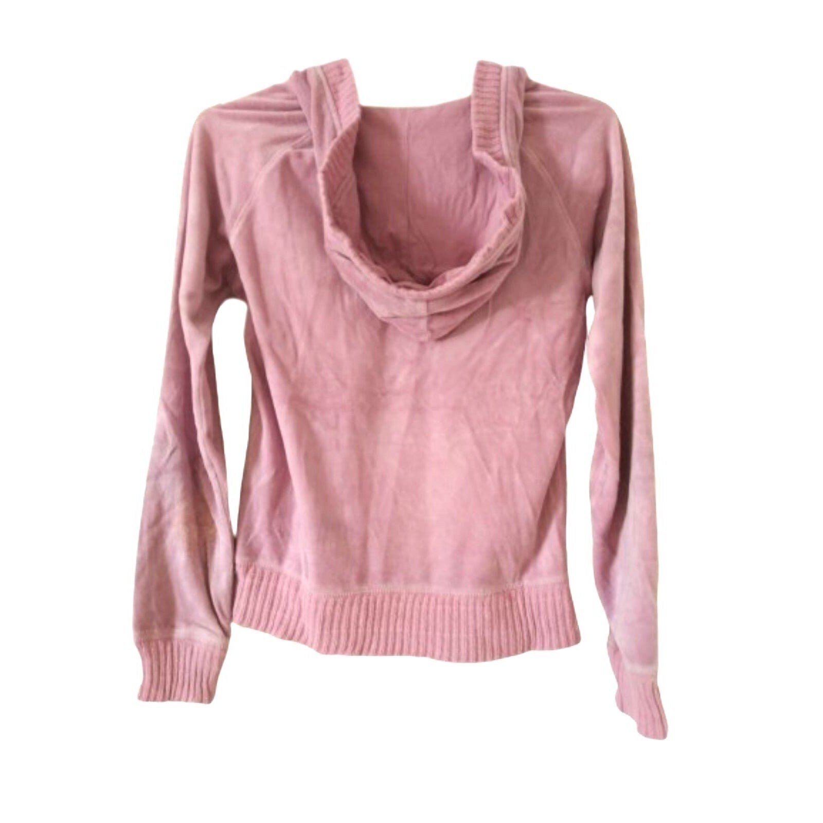 Merona light mauve hooded long sleeve women's Sweater XS with pocket