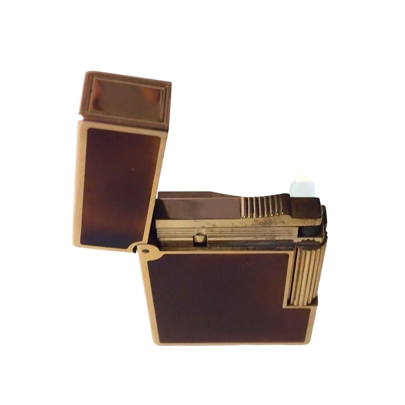 Vintage S.T. Dupont Cigarette Lighter – Paris 18K Gold Filled & Laque De Chine