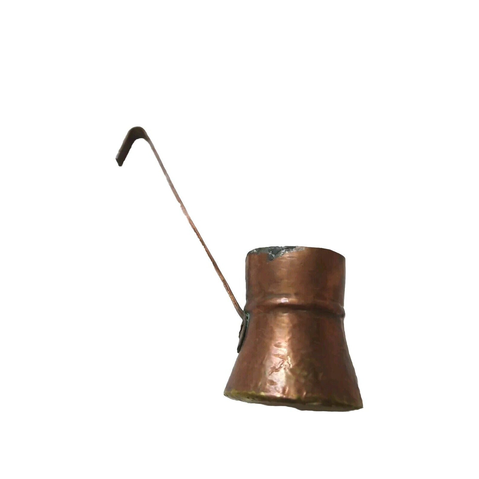 Antique Copper Turkish Coffee Pot Cezve Ibrik Hand Made