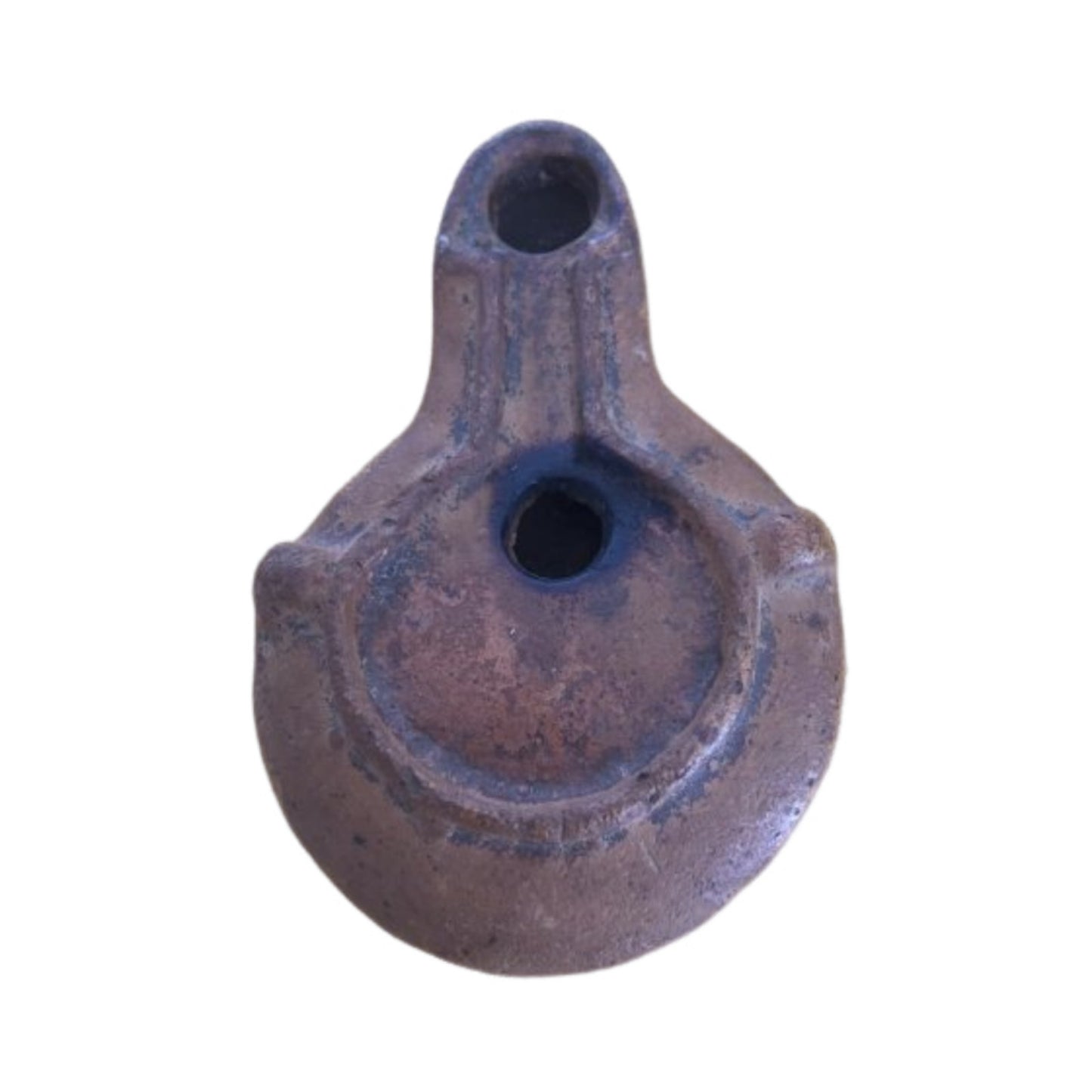 Ancient Roman Terracotta Oil Lamp 200 BC Pax Marked Original
