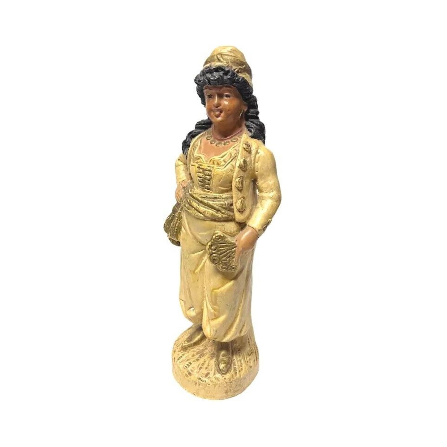 Antique Ceramic figure "Gypsy" Johann Maresch Austria End of 19th Century