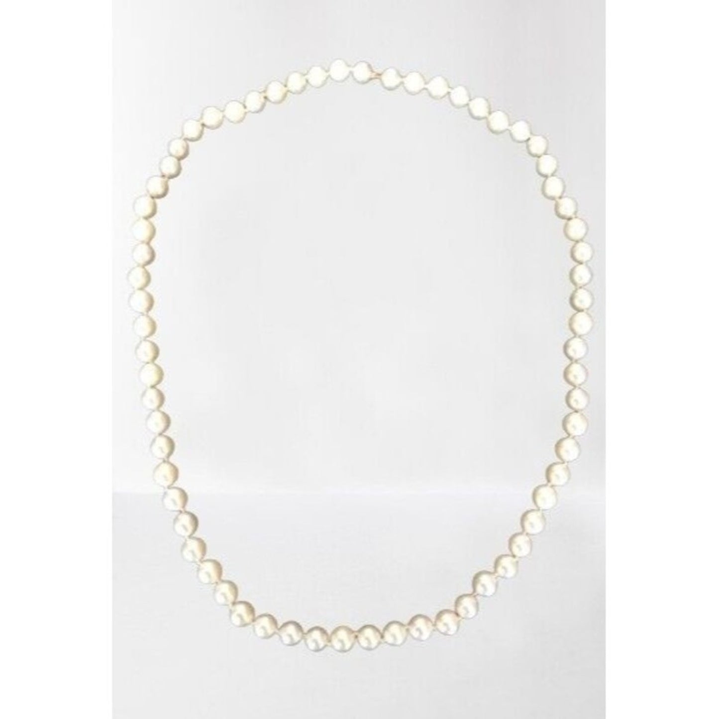 Antique Women's Necklace Natural Pearls 14K Yellow Gold Clasp Estate Jewelry