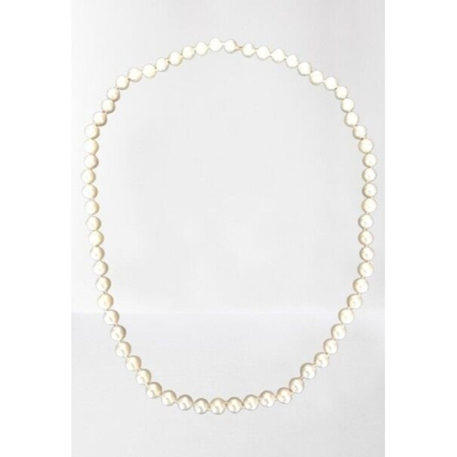 Antique Women's Necklace Natural Pearls 14K Yellow Gold Clasp Estate Jewelry