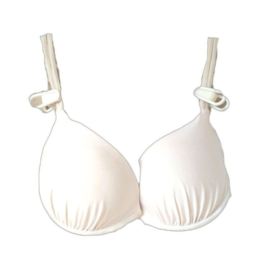 Bikini Top Fashion Nova 34D white push up swimwear