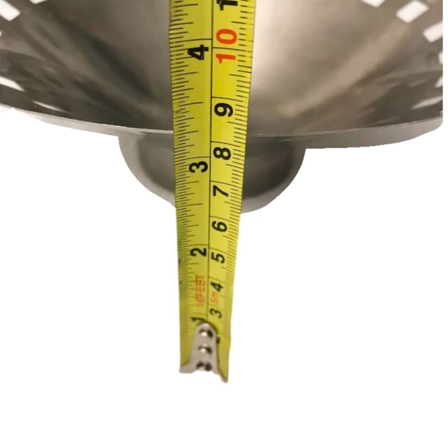 Image Imports Serving Fruit Bread Pierced Bowl Round Stainless Steel