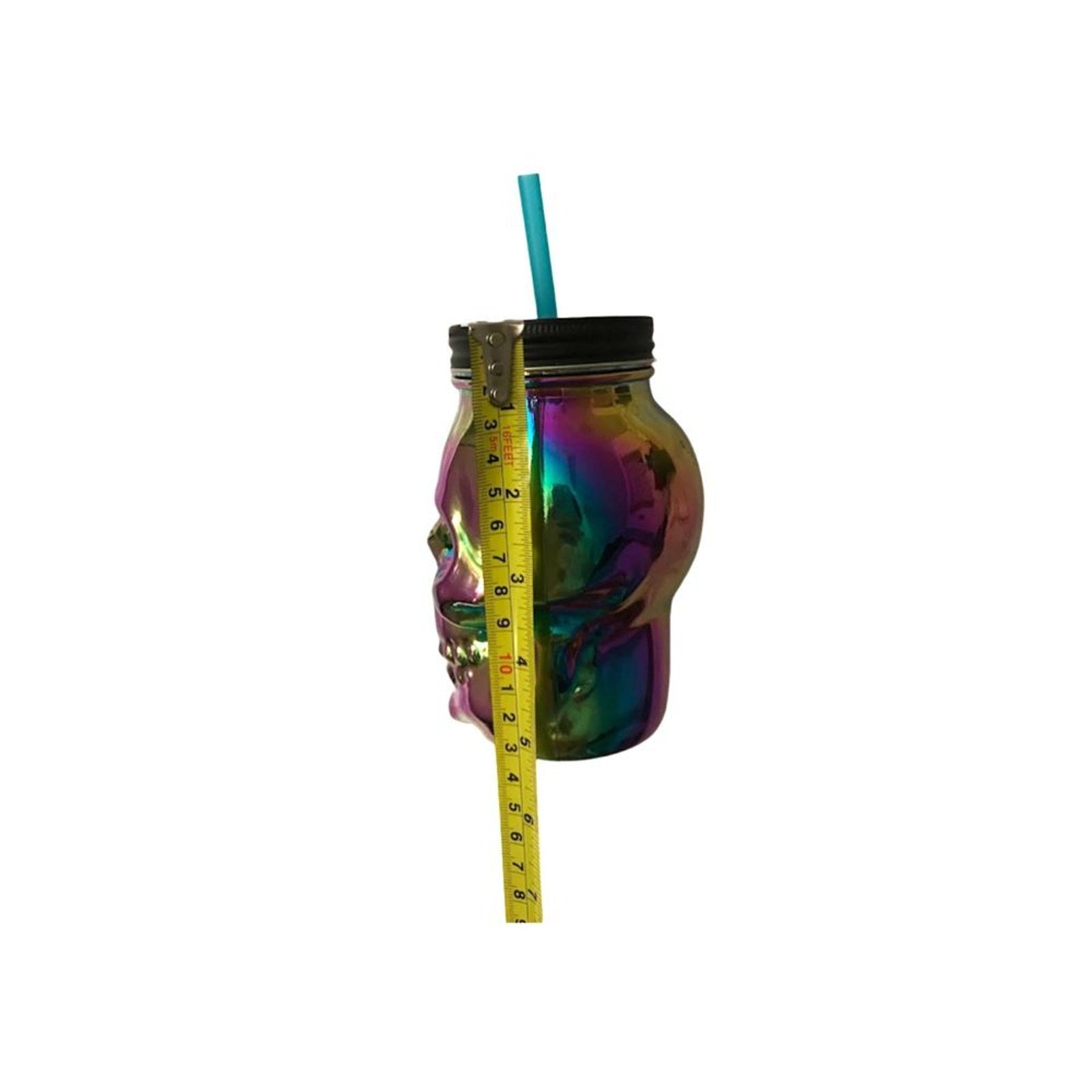 Nwt Skull Tumbler Bottle Straw Drinking Cup