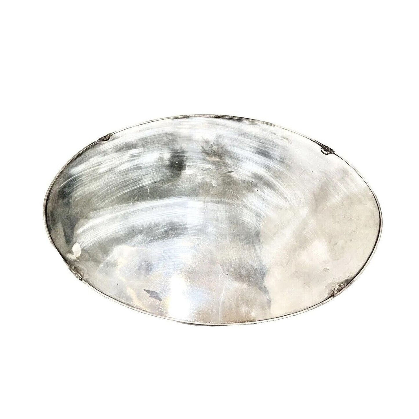 Sheffield England For Jaccard Jewelry Co Silver On copper Pierced Serving Tray