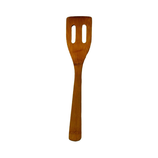 Frying Wooden Slotted Spatula Flat Wok Cooking Kitchen Utensil