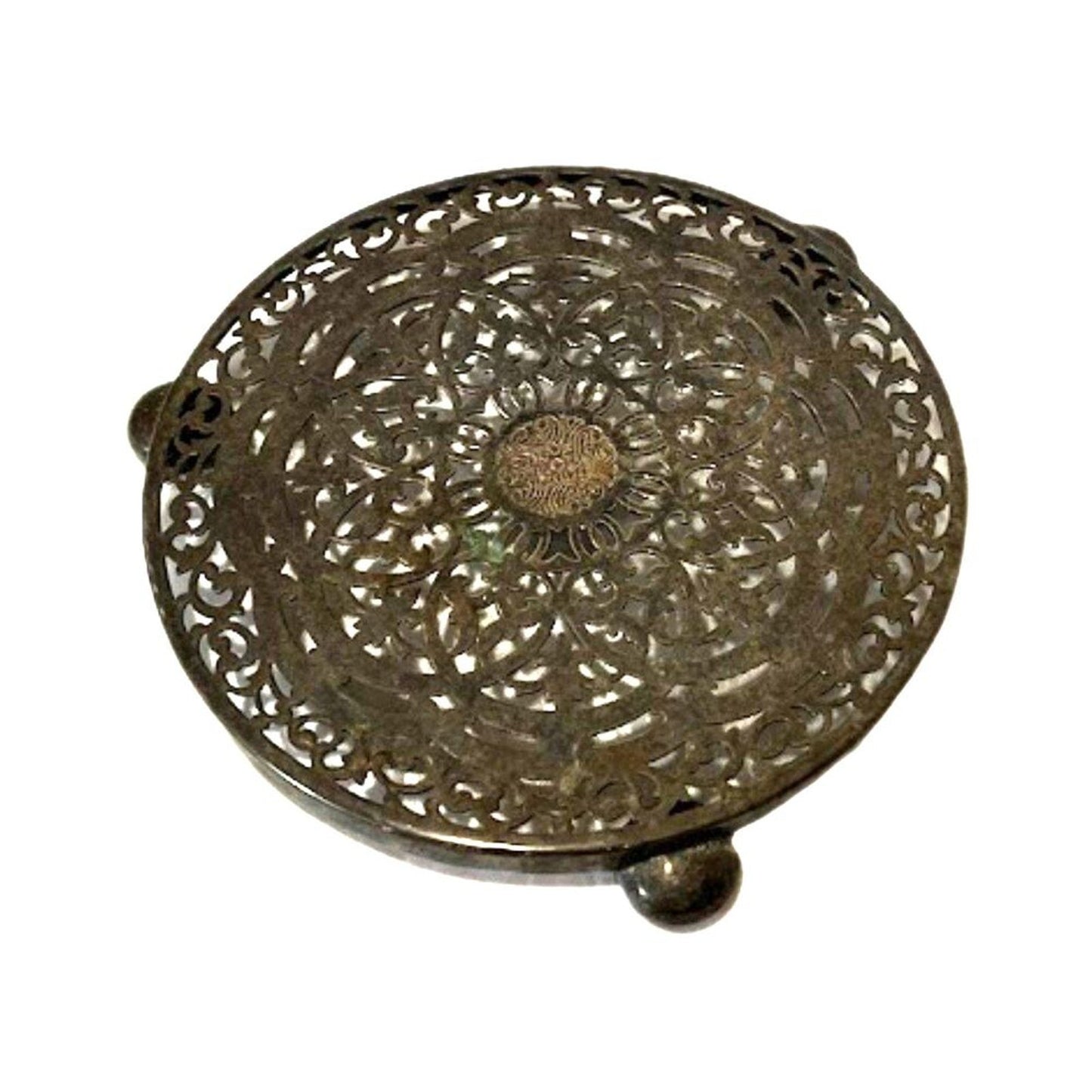 Antique Hot Pan Undeplate Silver plated