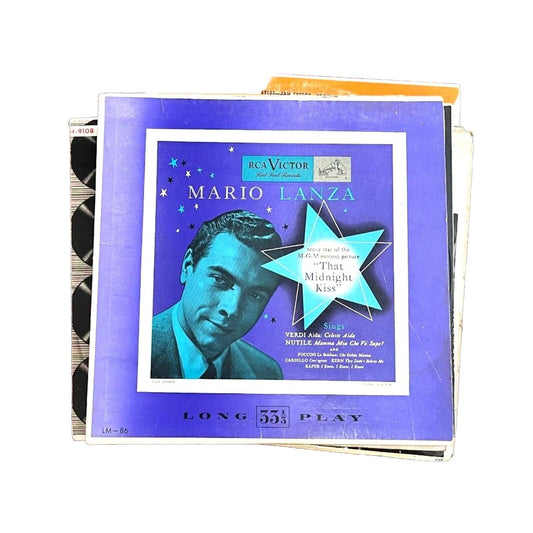 Mario Lanza-"That Midnight Kiss' LM86 RCA Victor 10" Vinyl Lp Vintage Rii