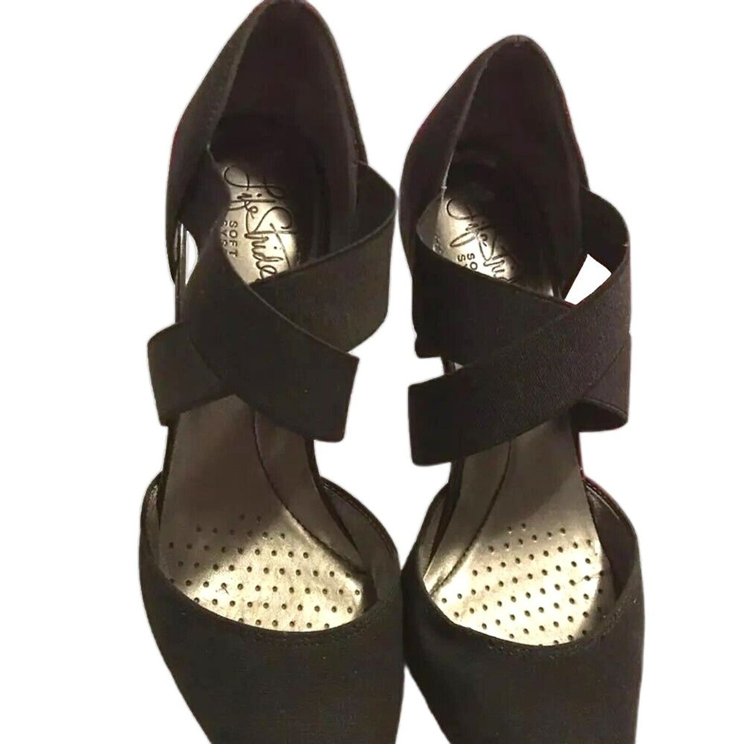 Life Stride Black Pumps High Heels - Women's Size 6M (Soft System Kelli)