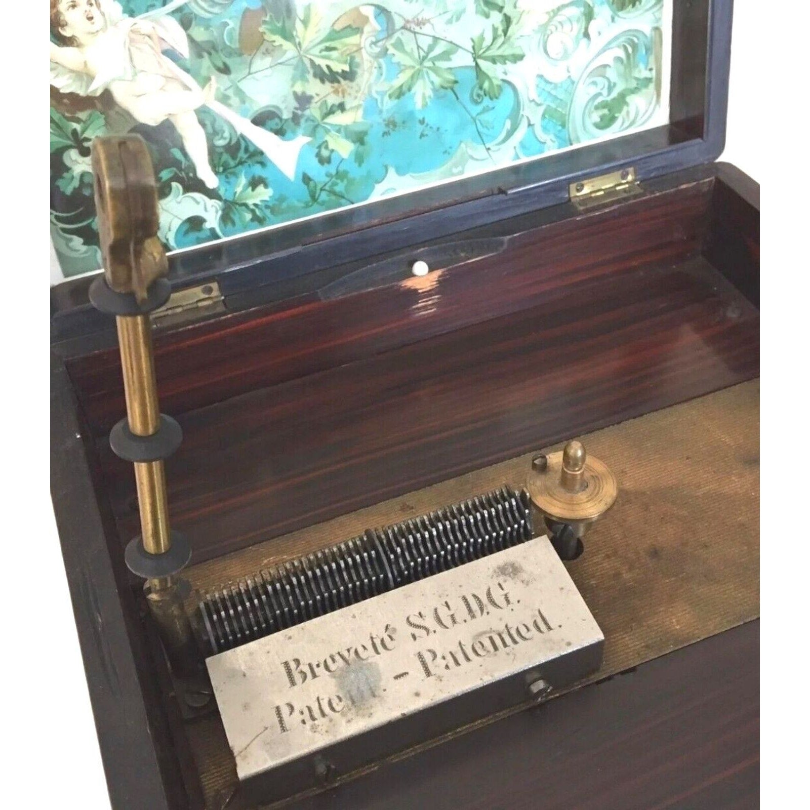 Exquisite 19th Century Antique Polyphon Music Box - Leipzig Waltz Edition