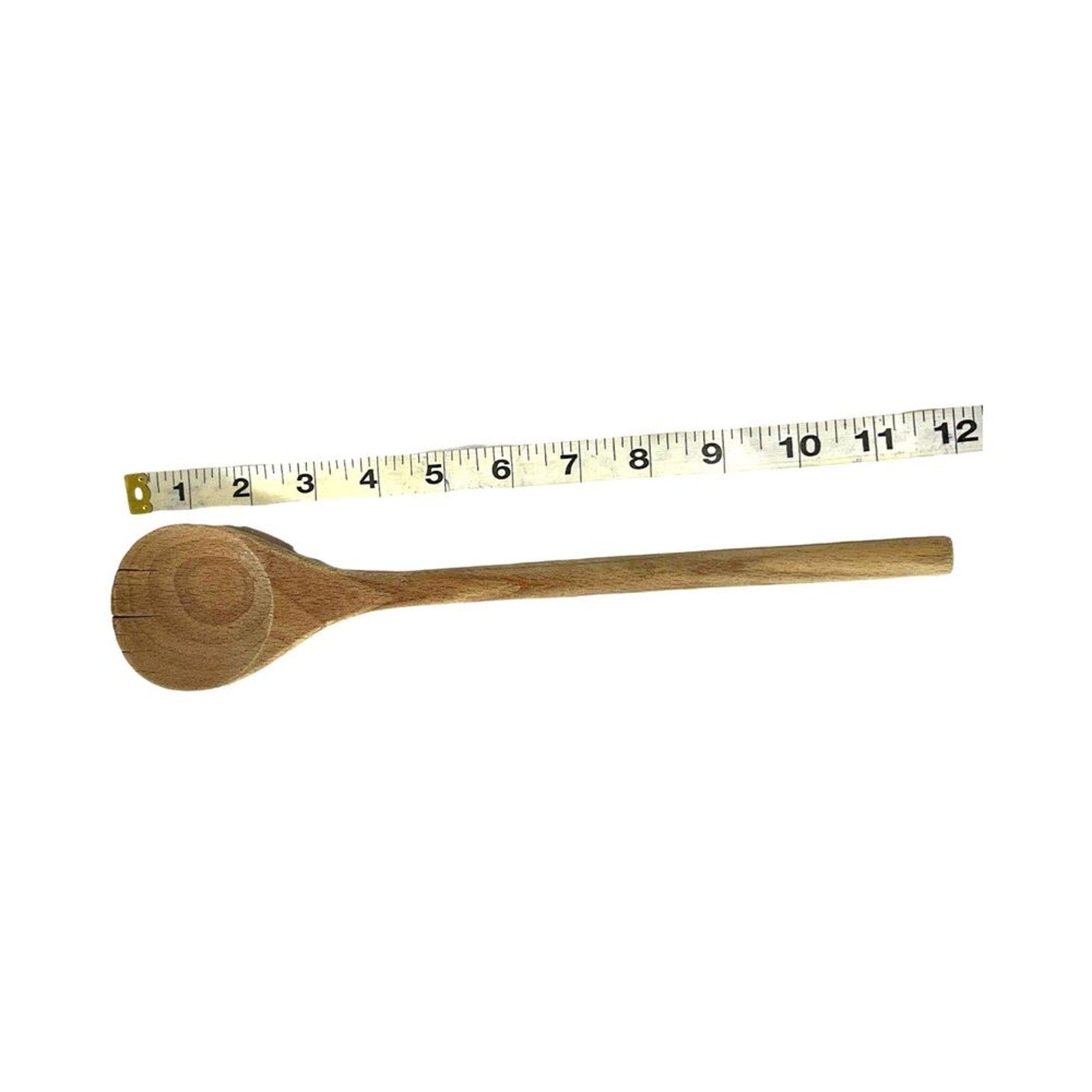 Williams Sonoma Open Kitchen Round Wooden Spoon Wide Sauté Fry Wok Utensil