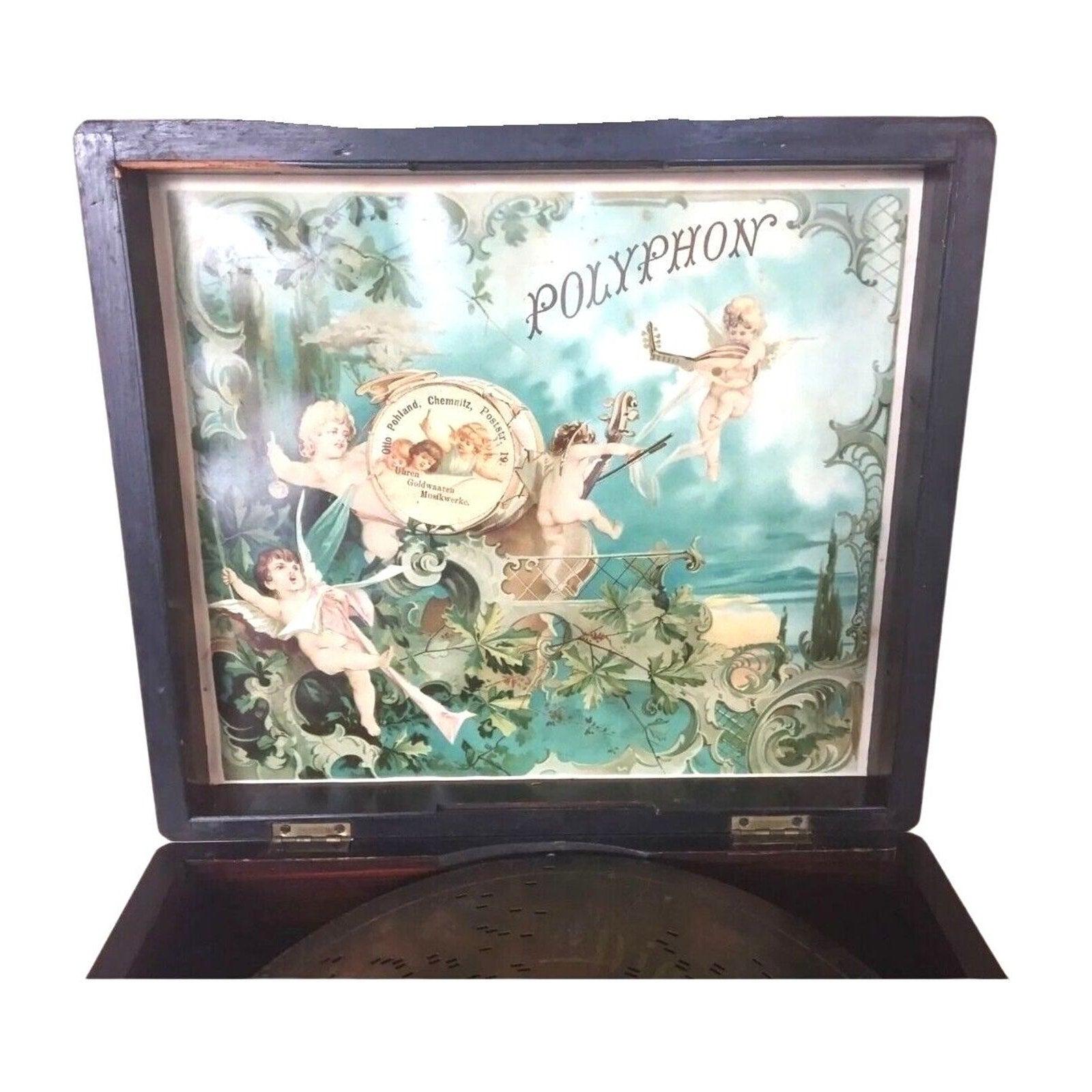 Exquisite 19th Century Antique Polyphon Music Box - Leipzig Waltz Edition