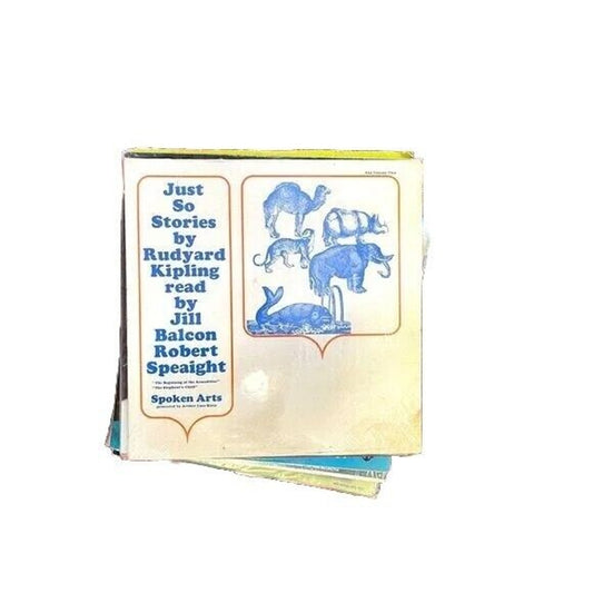 Spoken Arts-Just So Stories By Rudyard Kipling Read By Jill Balcon Robert Vinyl