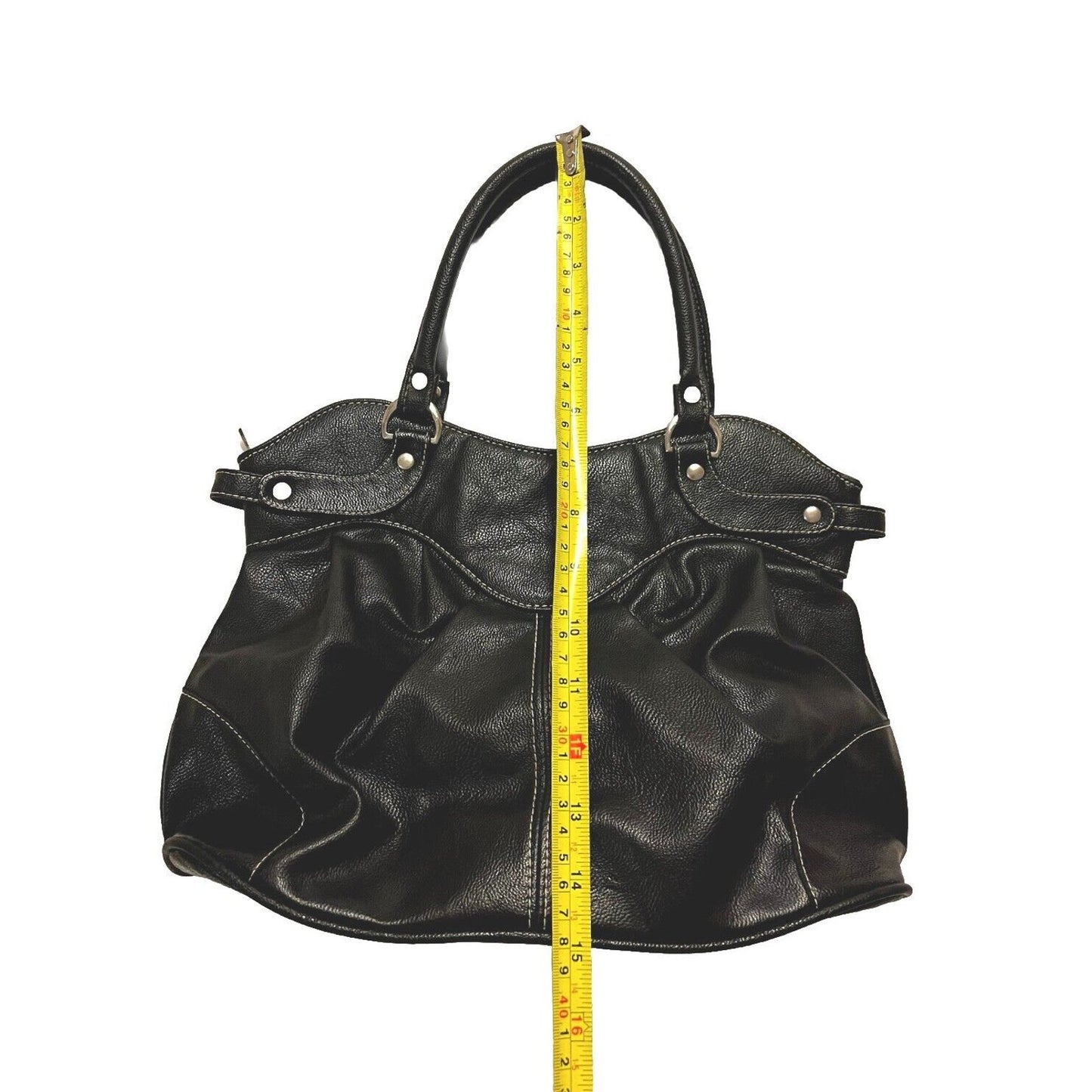 Genuine Leather Black Women's Clutch Handbag Purse Bag Handmade Custom Made