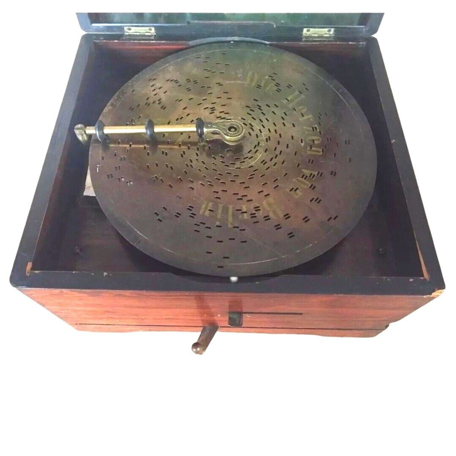 Exquisite 19th Century Antique Polyphon Music Box - Leipzig Waltz Edition