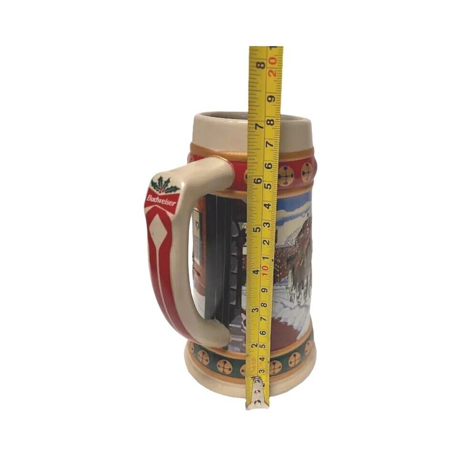 Vintage Anheuser-Busch 1993 Hometown Holiday Budweiser Beer Stein Beer Mug