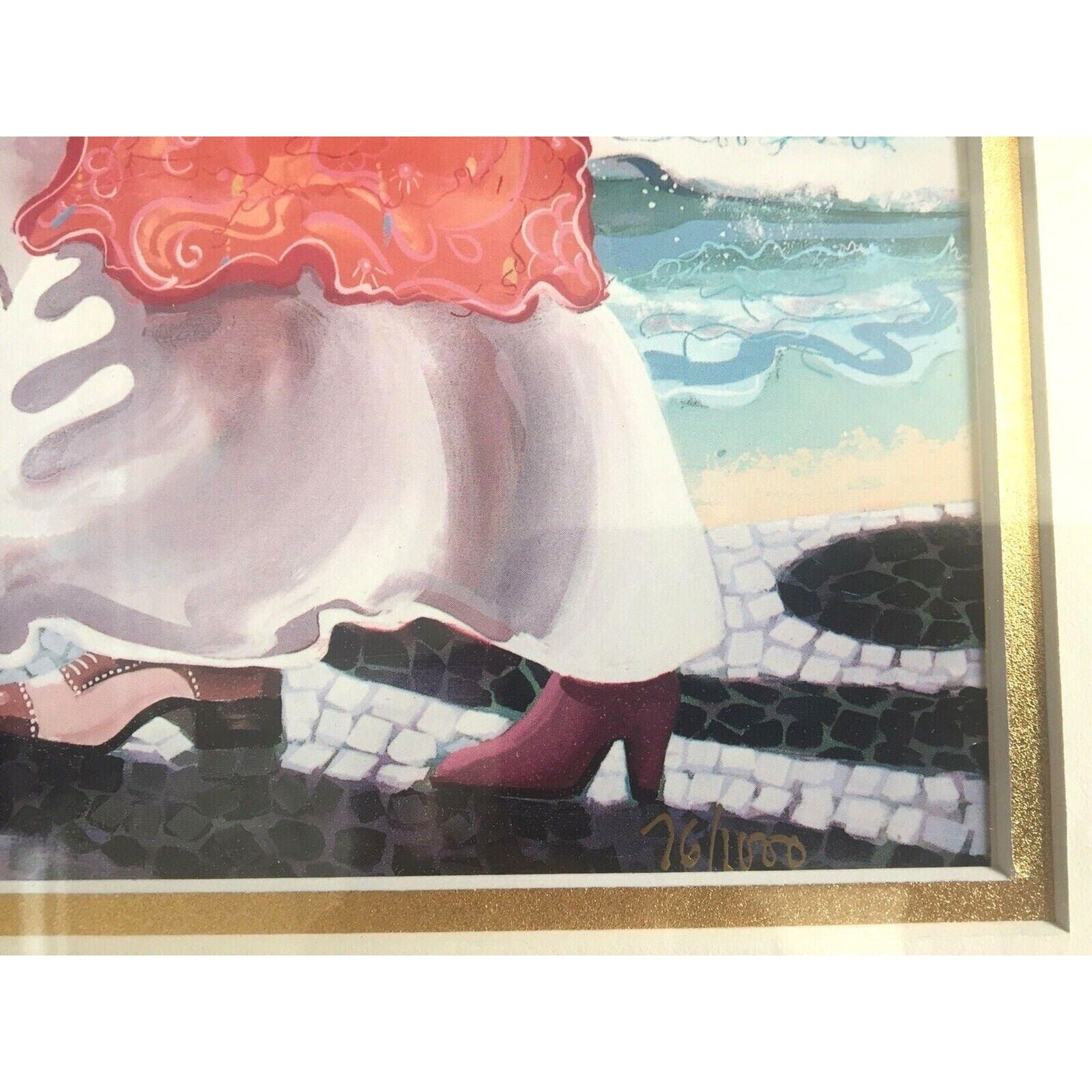 Serigraph Otto Aguiar Original Signed Limited Edition ‘Copacabana’ Fine Art