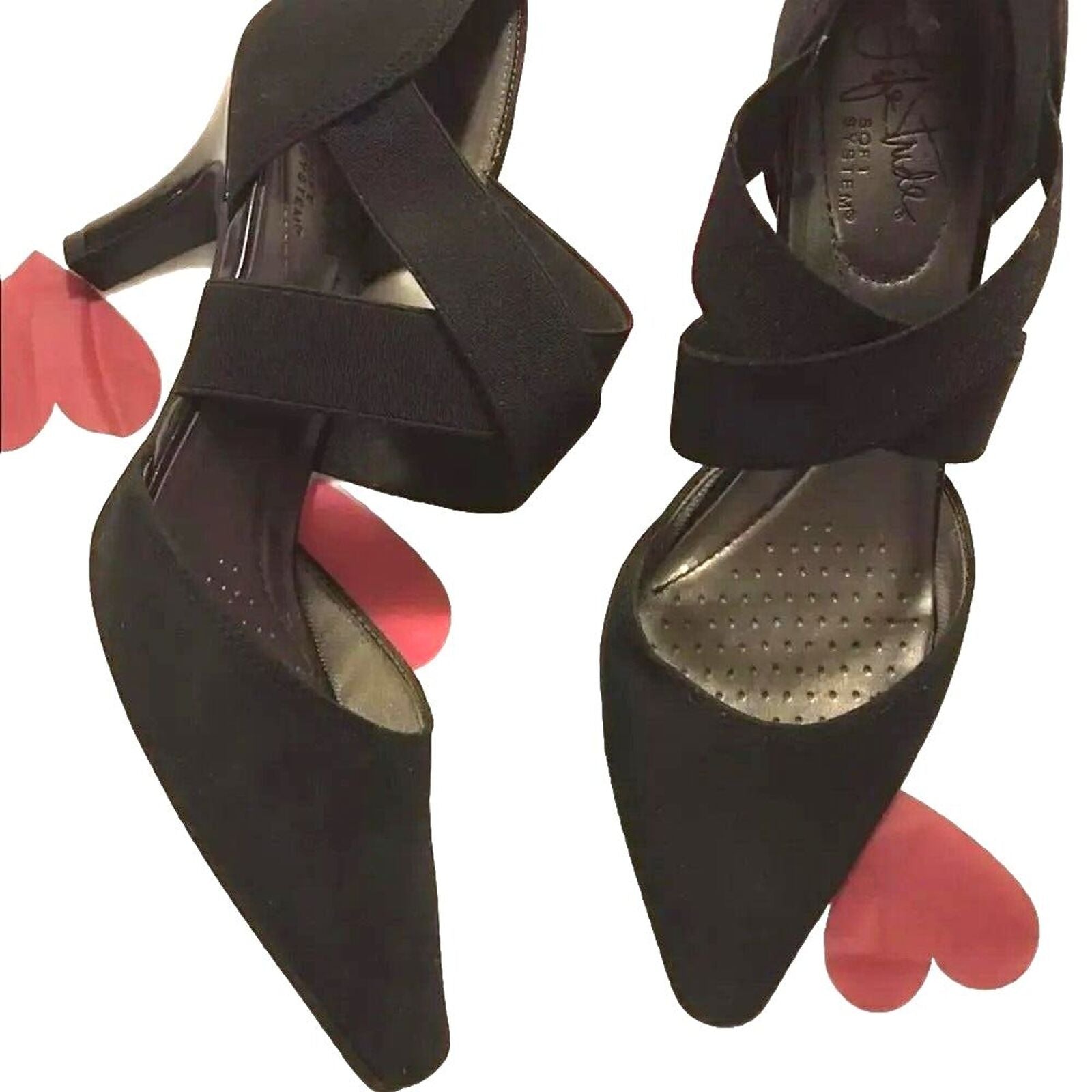 Life Stride Black Pumps High Heels - Women's Size 6M (Soft System Kelli)