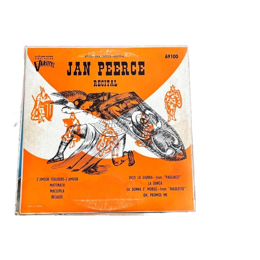 Jan Peerce Recital 10" vinyl lp vintage Varsity 69100