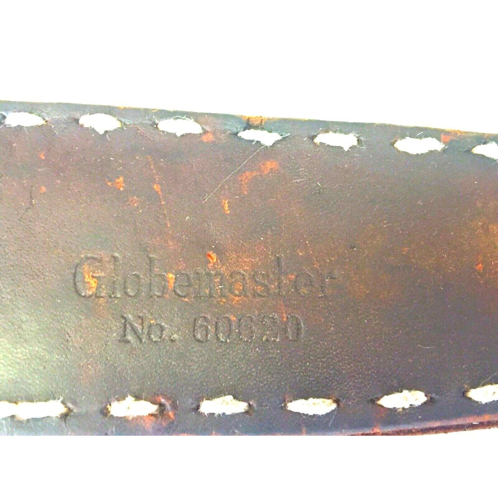 Antique WWII Hunting Knife Globemaster 60620 Fixed Blade Leather Sheath Japan