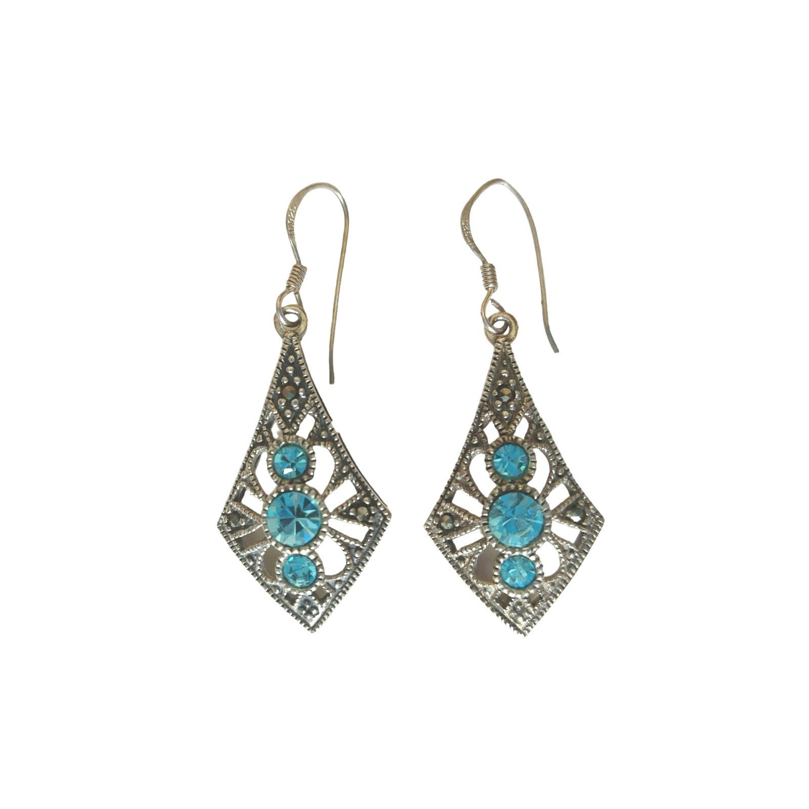 Vintage Women's Earrings Sterling Silver 925