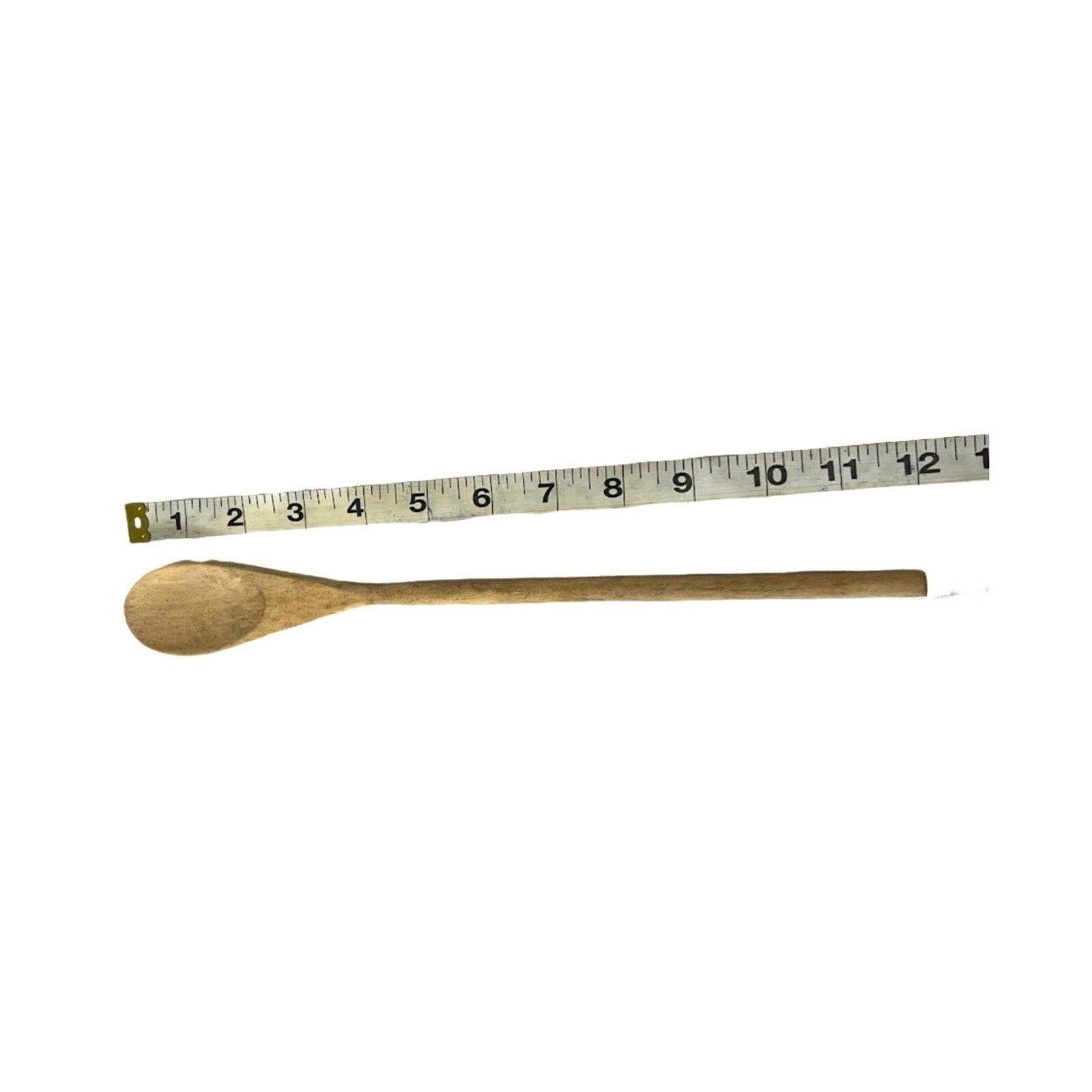 Vintage Round Wooden Spoon Cooking Kitchen Utensil