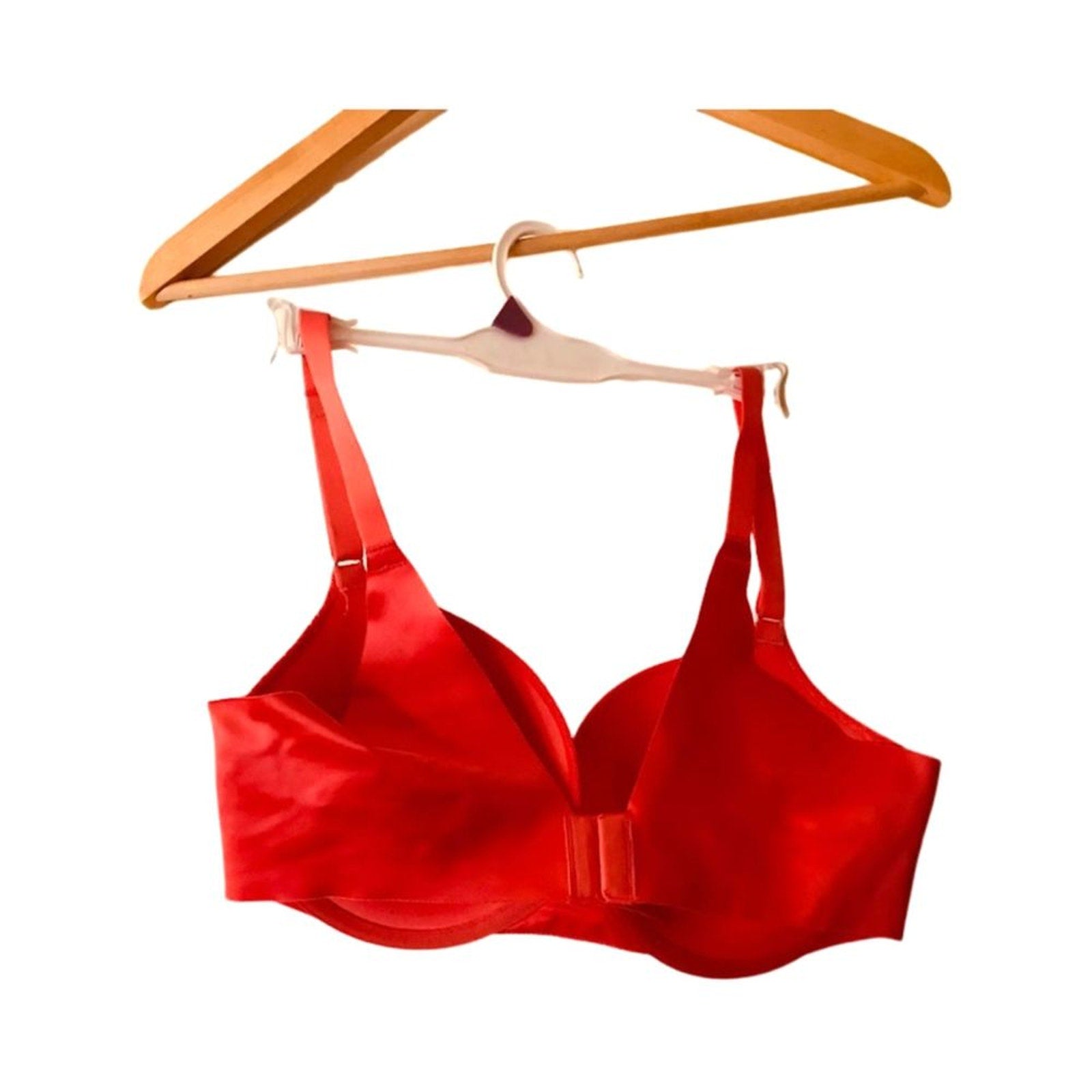 Secret Treasures Women's Bra Lace 36 D Red-Pink