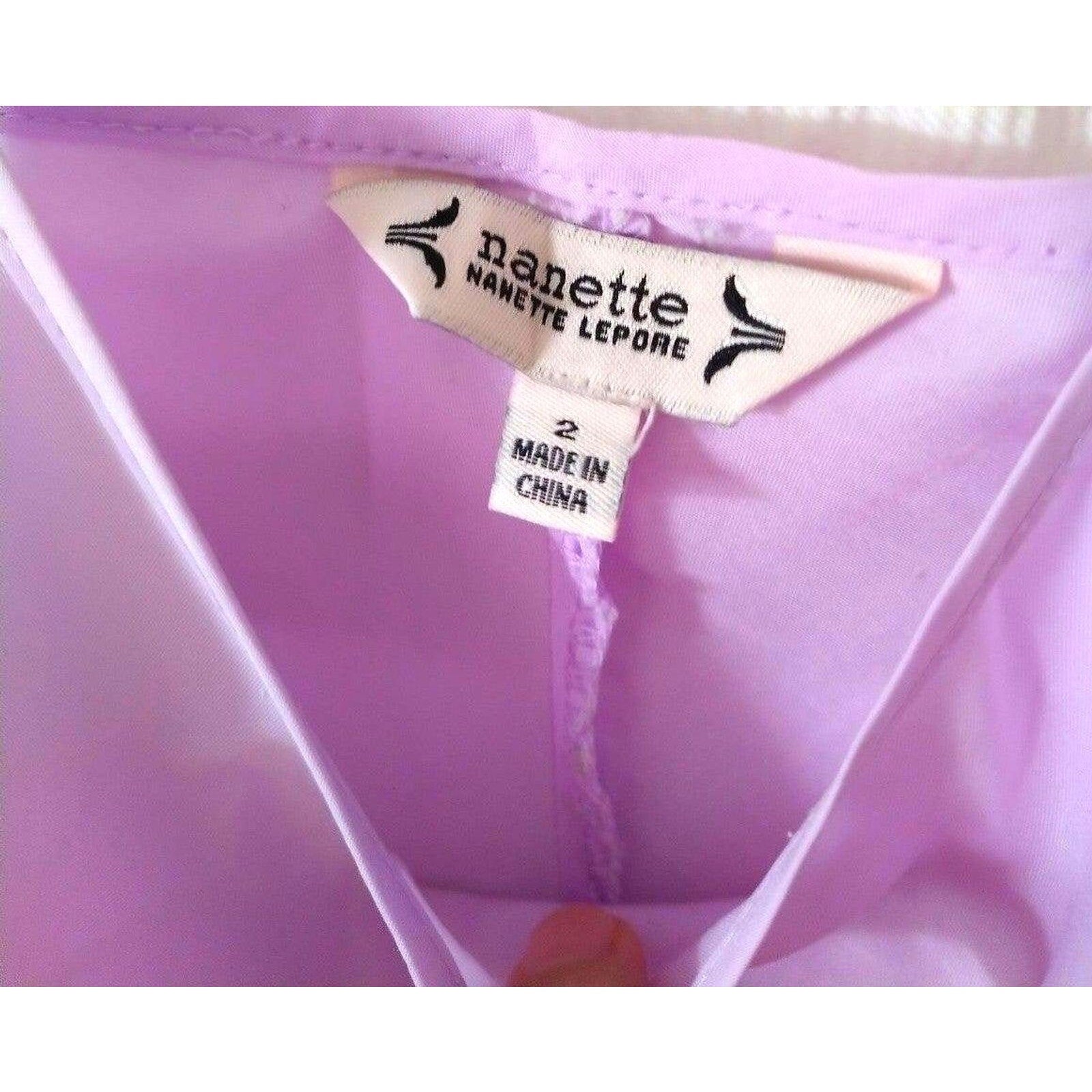Nanette Lepore Lilac Sleep Gown Tank Top (Size S) Small