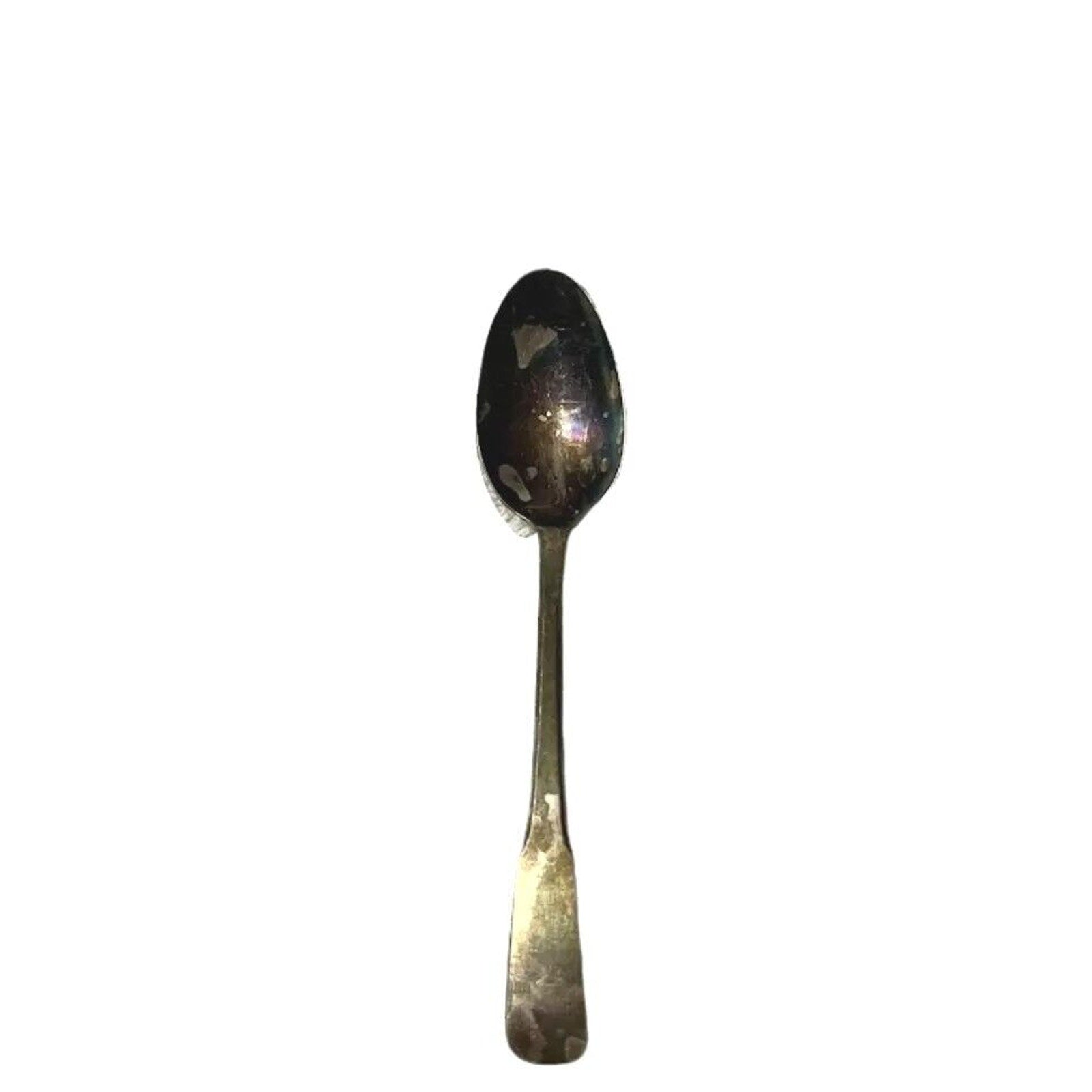 Antique Vintage Souvenir Small Spoon Teaspoon Baby Spoon Silver Plated
