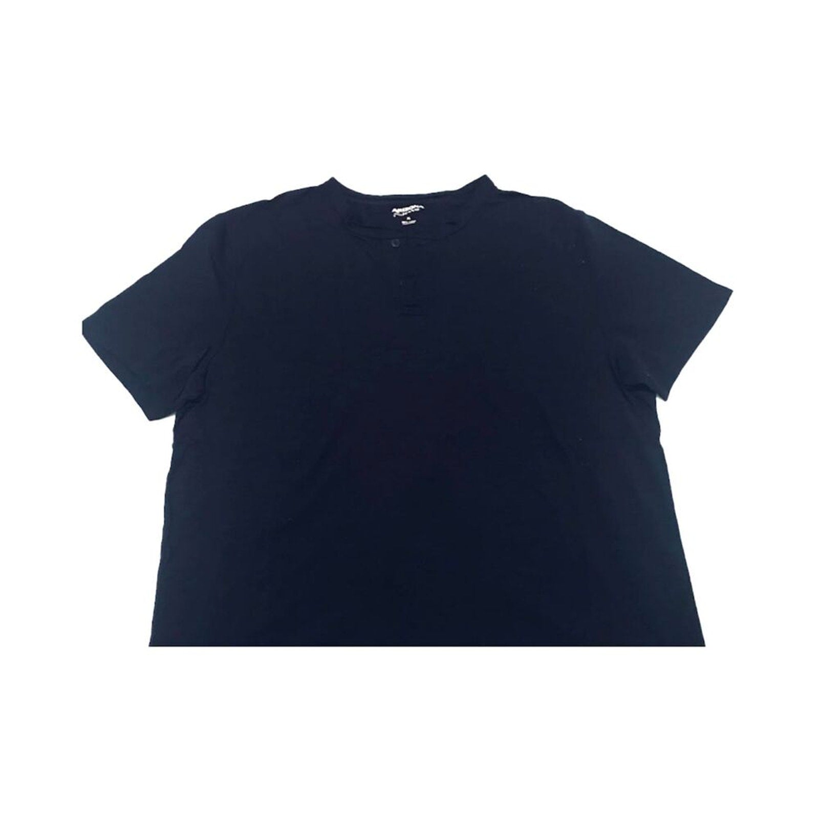 NWOT Arizona Jeans Men`s Casual T-shirt Black XL 100% Cotton Short Sleeve