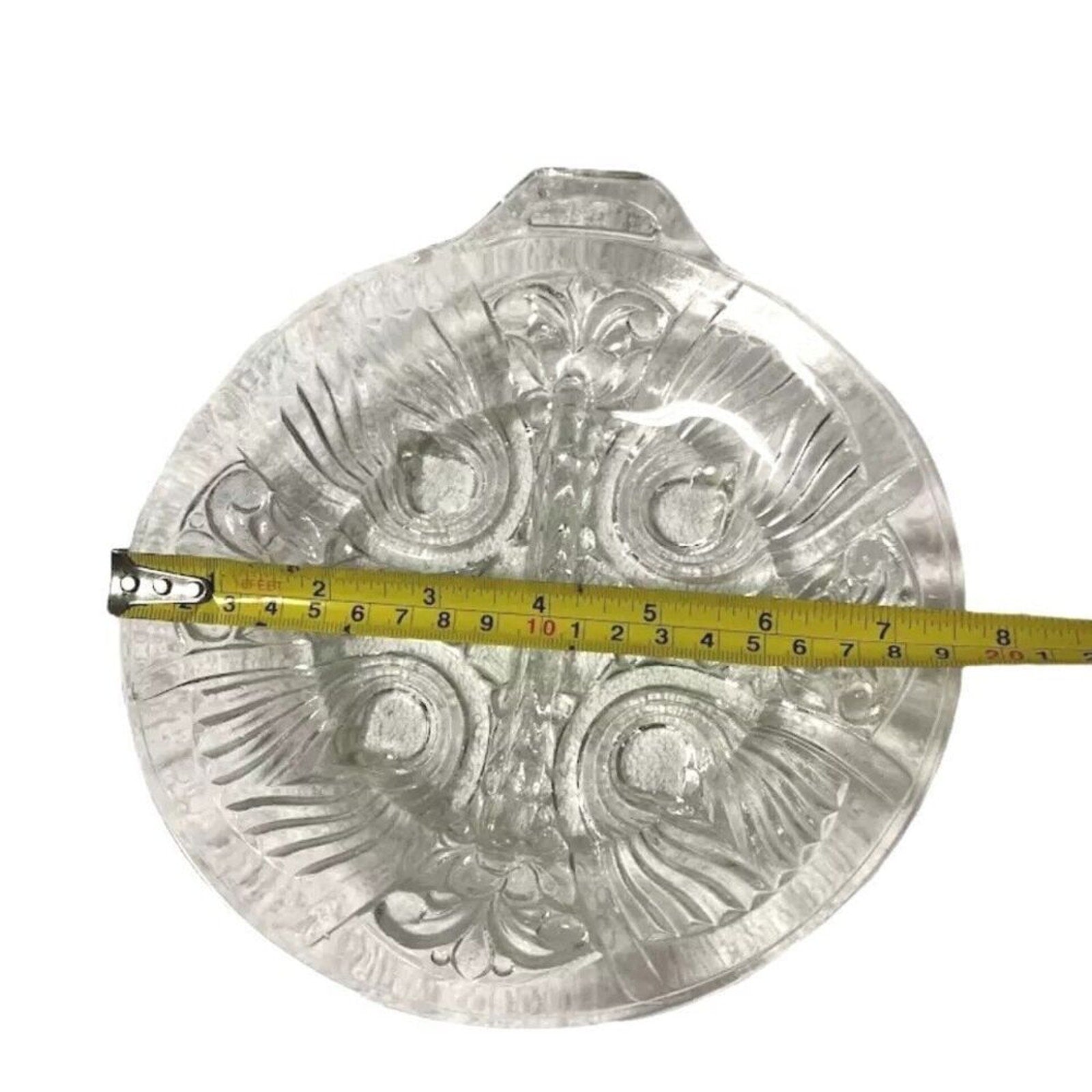 Vintage Indiana Killarney Clear Depression Glass Divided Candy Relish Dish 7.5"