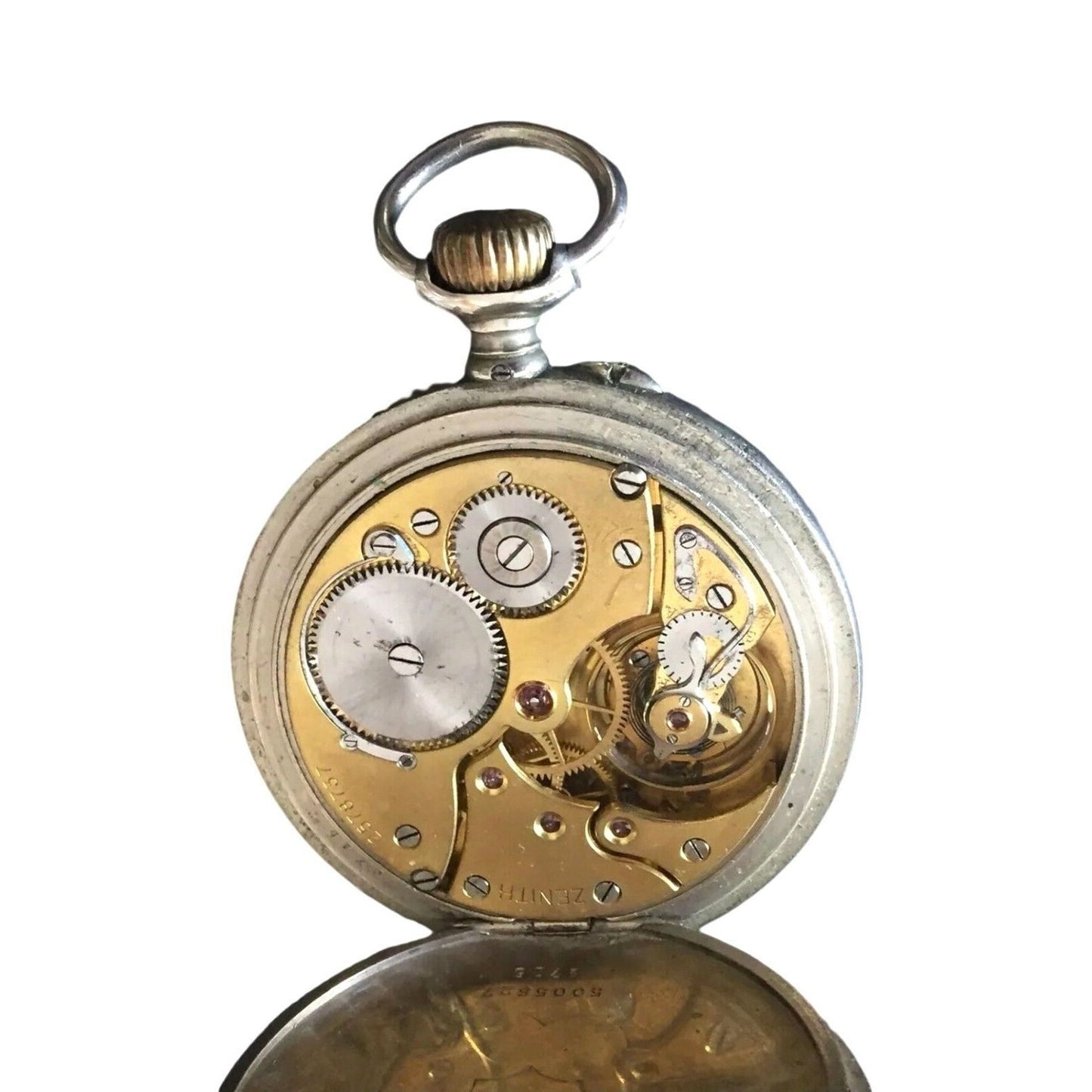Pocket Watch Antique Zenith Grand Prix Paris 1900 Double Hunter Double Eagle