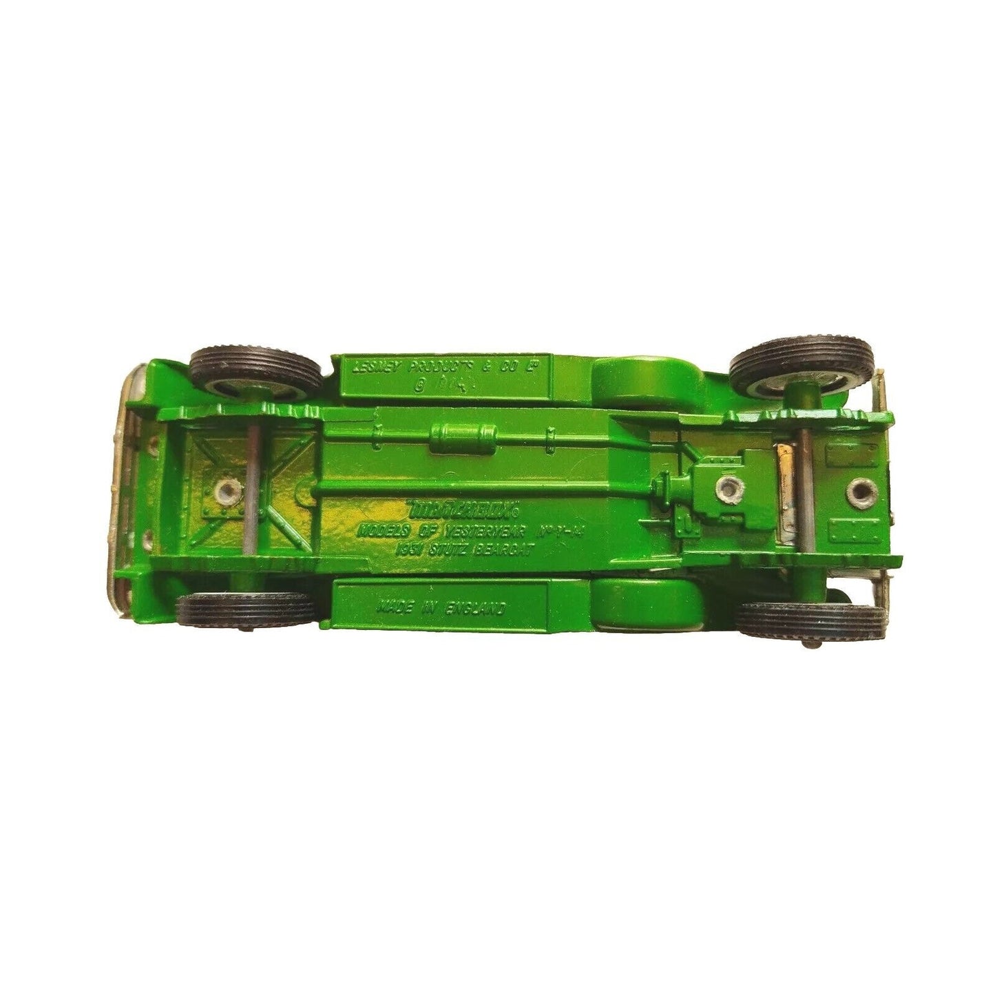 Matchbox Models Of Yesteryear Y-14 1931 Stutz Bearcat Diecast Car Green Beige