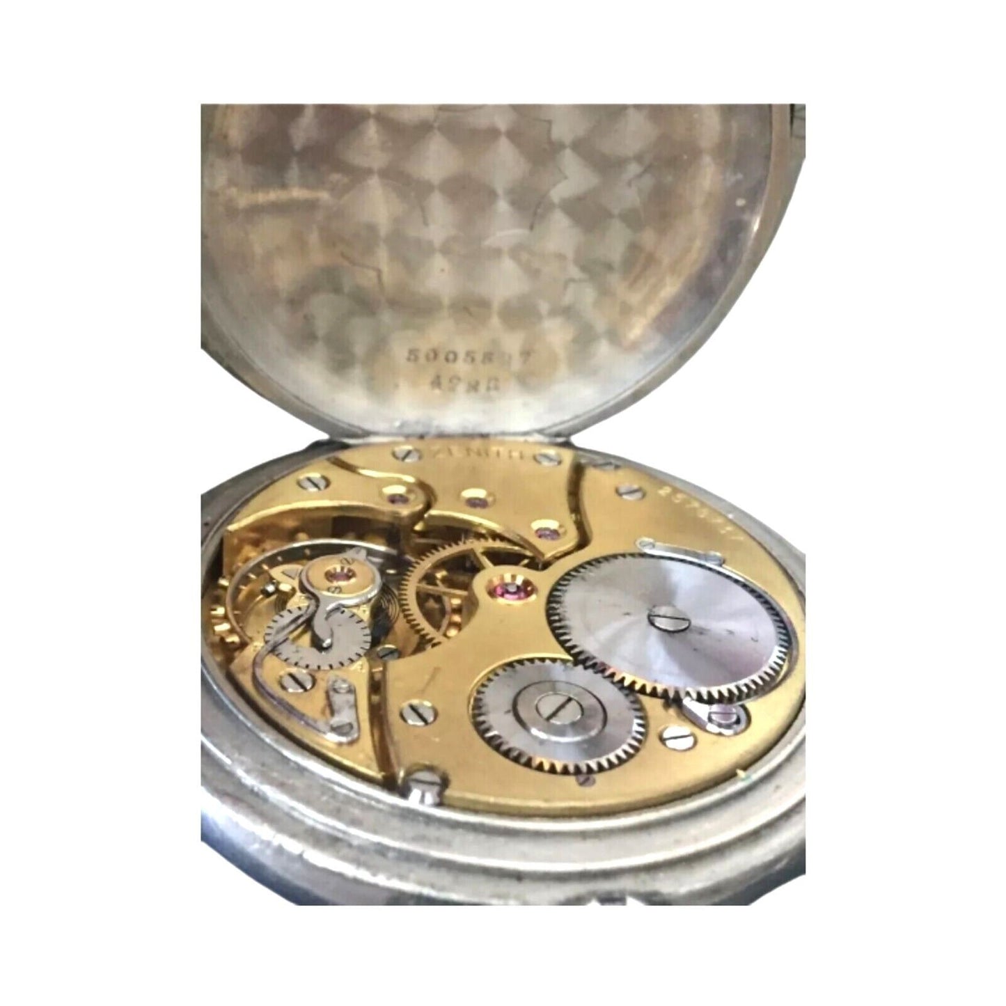 Pocket Watch Antique Zenith Grand Prix Paris 1900 Double Hunter Double Eagle
