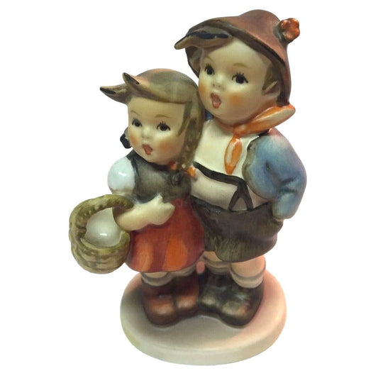 Vintage Hummel Goebel Porcelain Figurine, Germany - Boy & Girl