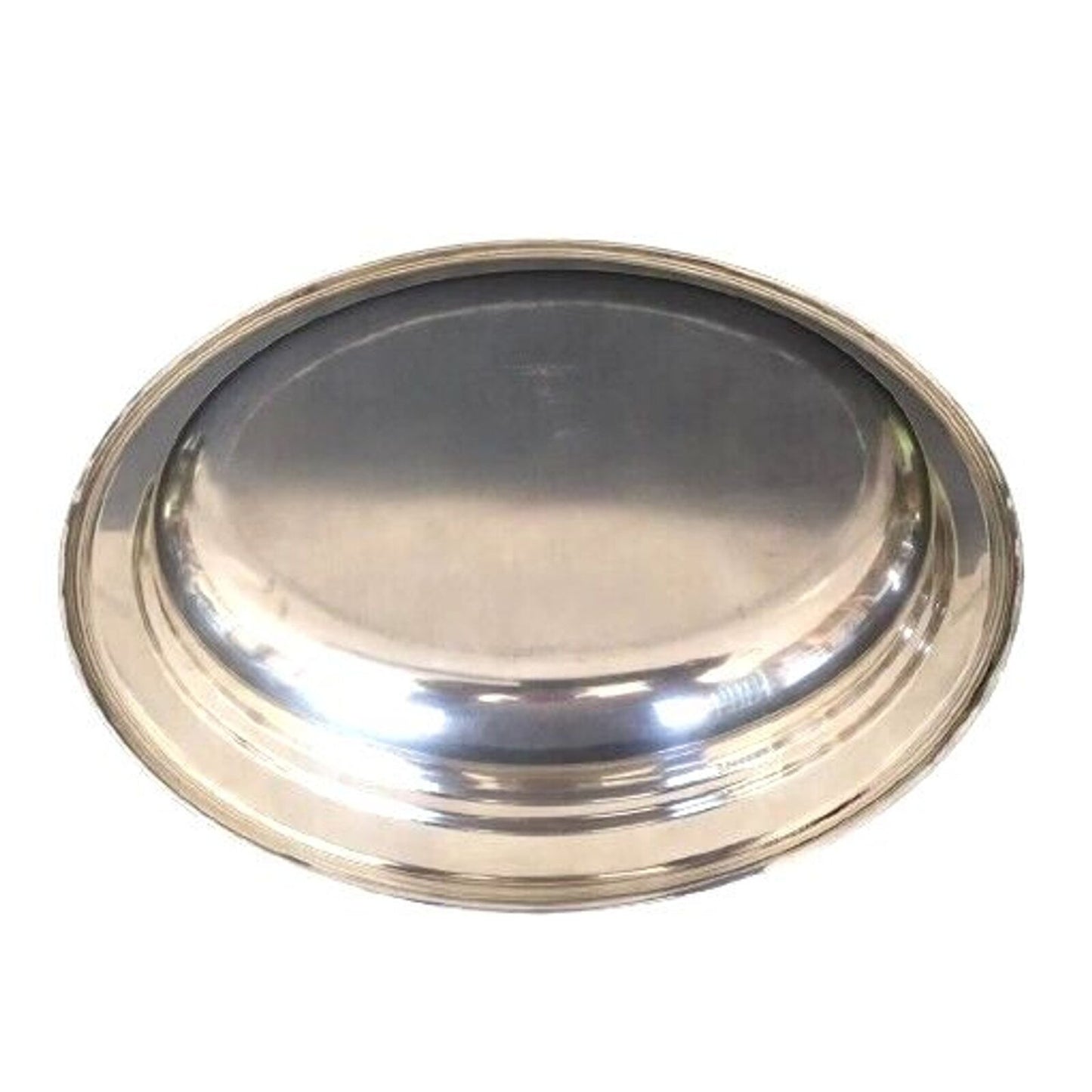 Antique Deep Serving Tray Bowl Platter Sheffield Silver Plated Usa