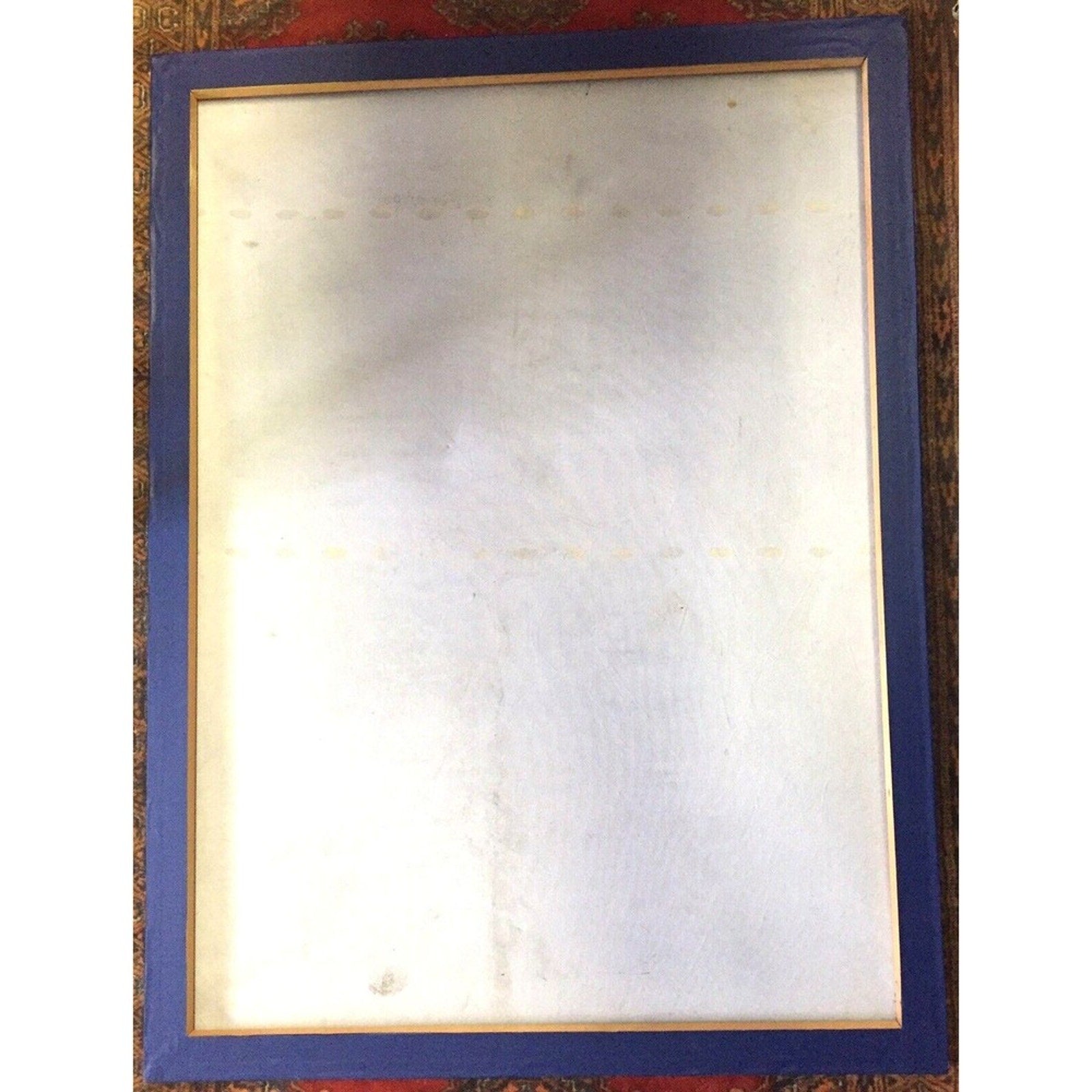 Painting Sandrack Jeans Abstract Romantic Mystical Haitian Oil Canvas Signed