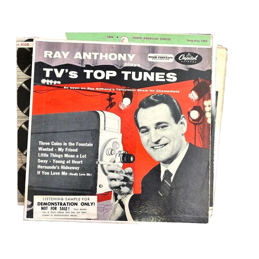 Ray Anthony- TV's Top Tunes H9118 Capitol 10" Vinyl Lp Vintage