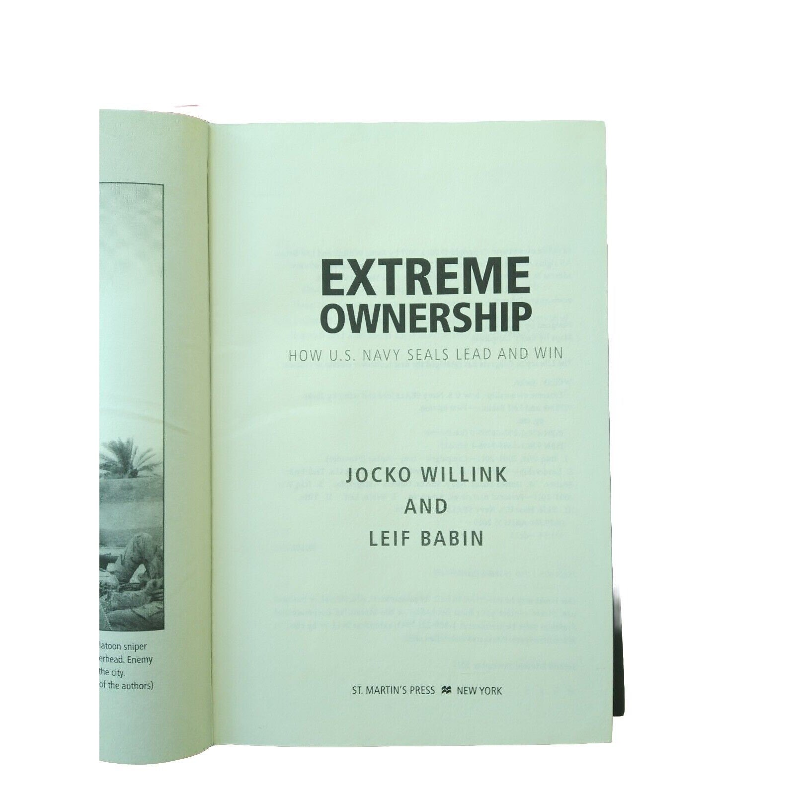 Extreme Ownership Book: How U. S. Navy SEALs Lead and Win Hardback With Jacket