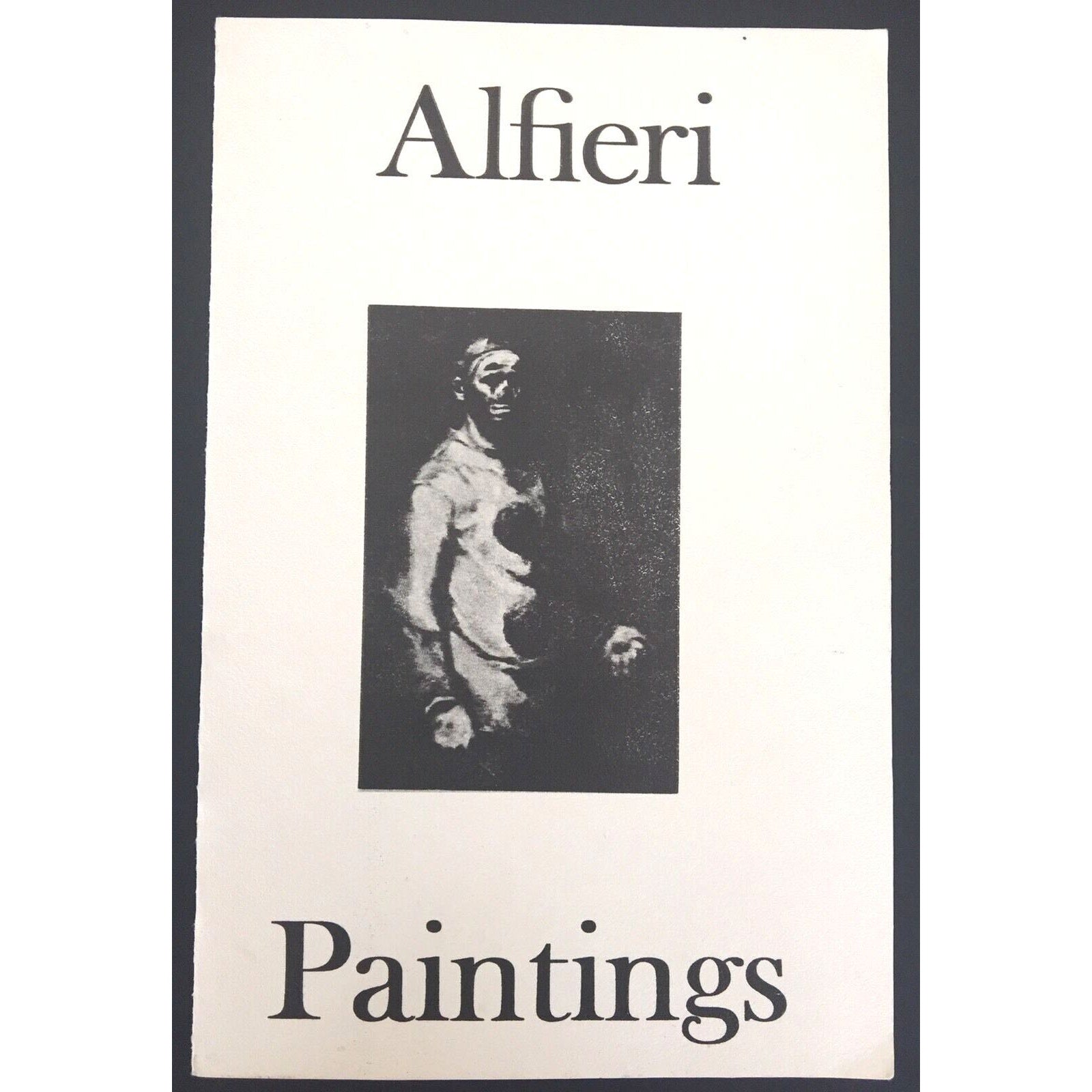 Painting Philippe Alfieri Girl With Roses Oil On Canvas Signed 1960s Italian