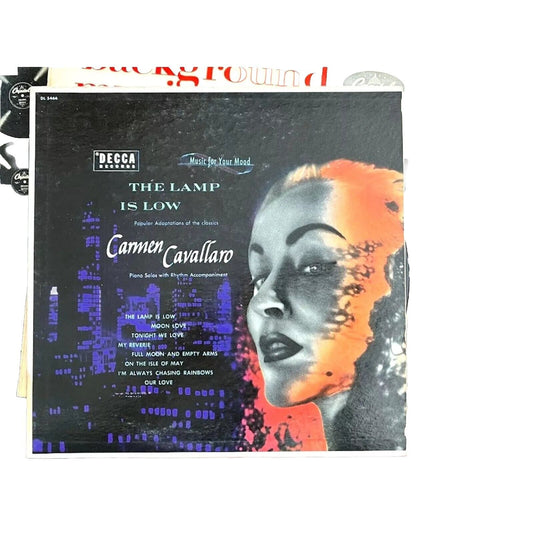 Carmen Cavallaro-The Lamp Is Low Decca Records DL5466 Vinyl Lp 10" Vintage