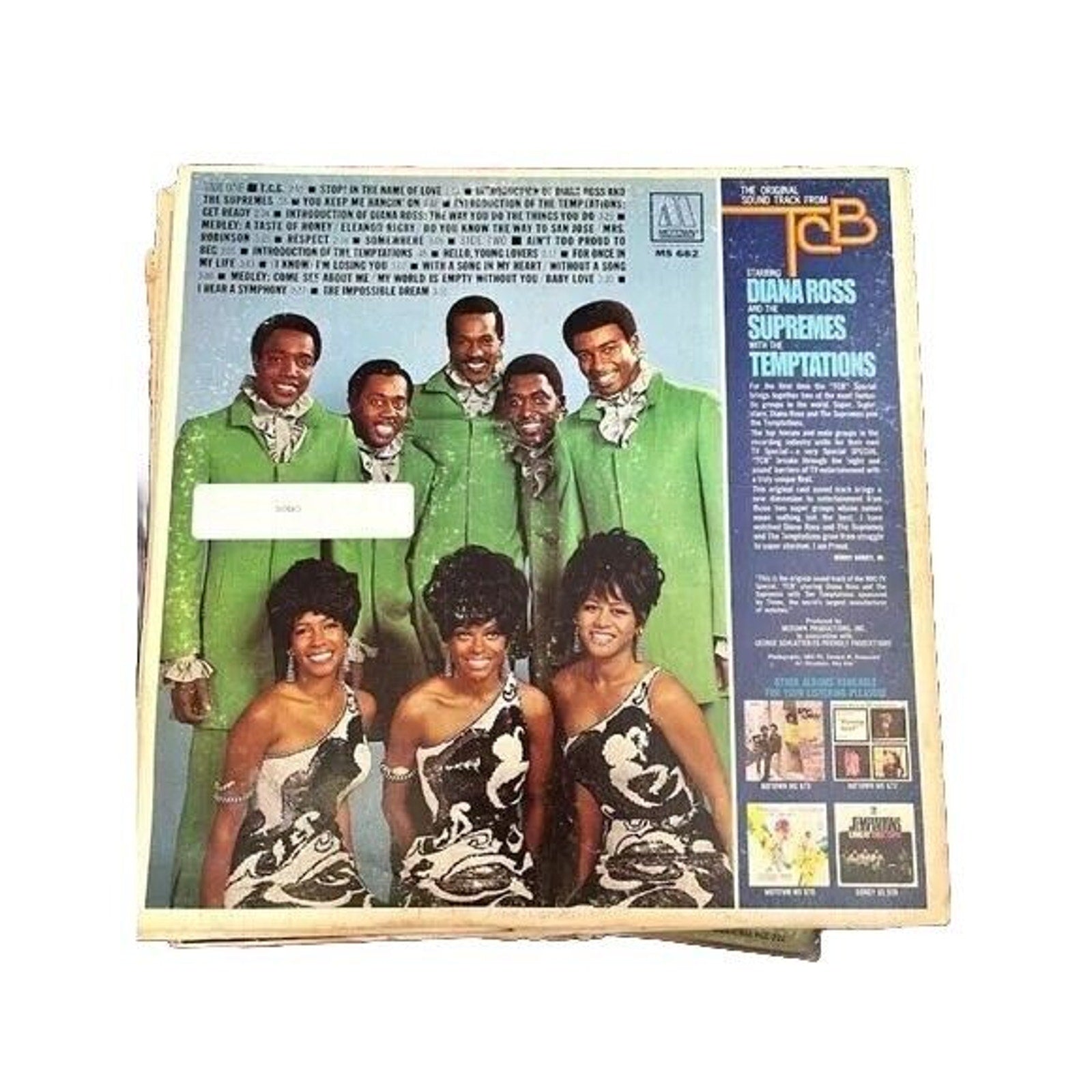 Diana Ross & The Supremes & Temptations – The Original Soundtrack From TCB LP VG