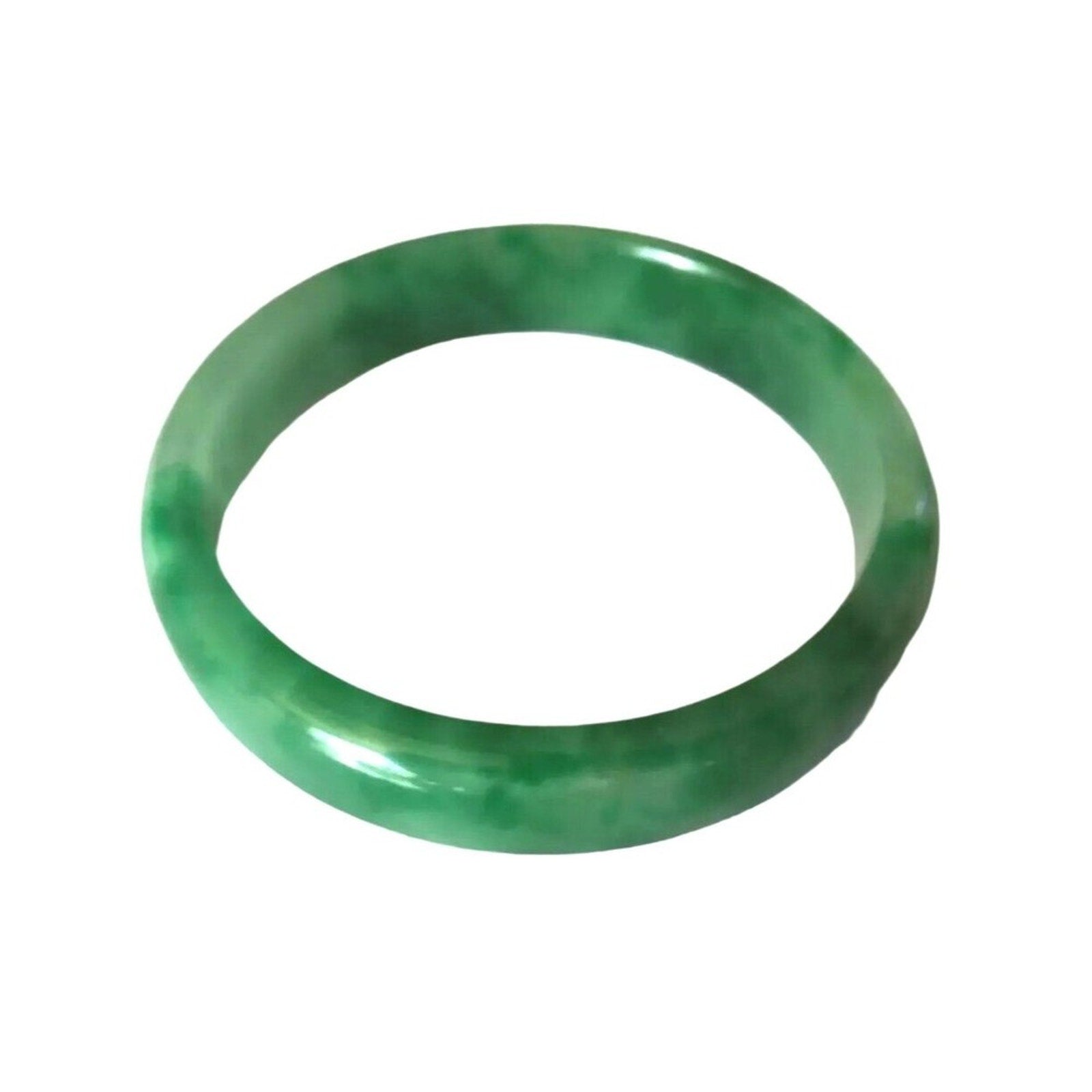 Original Natural Antique Apple Green Jadeite Jade Bangle Bracelet