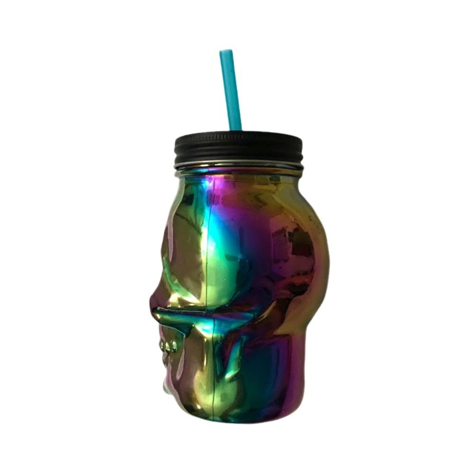 Nwt Skull Tumbler Bottle Straw Drinking Cup